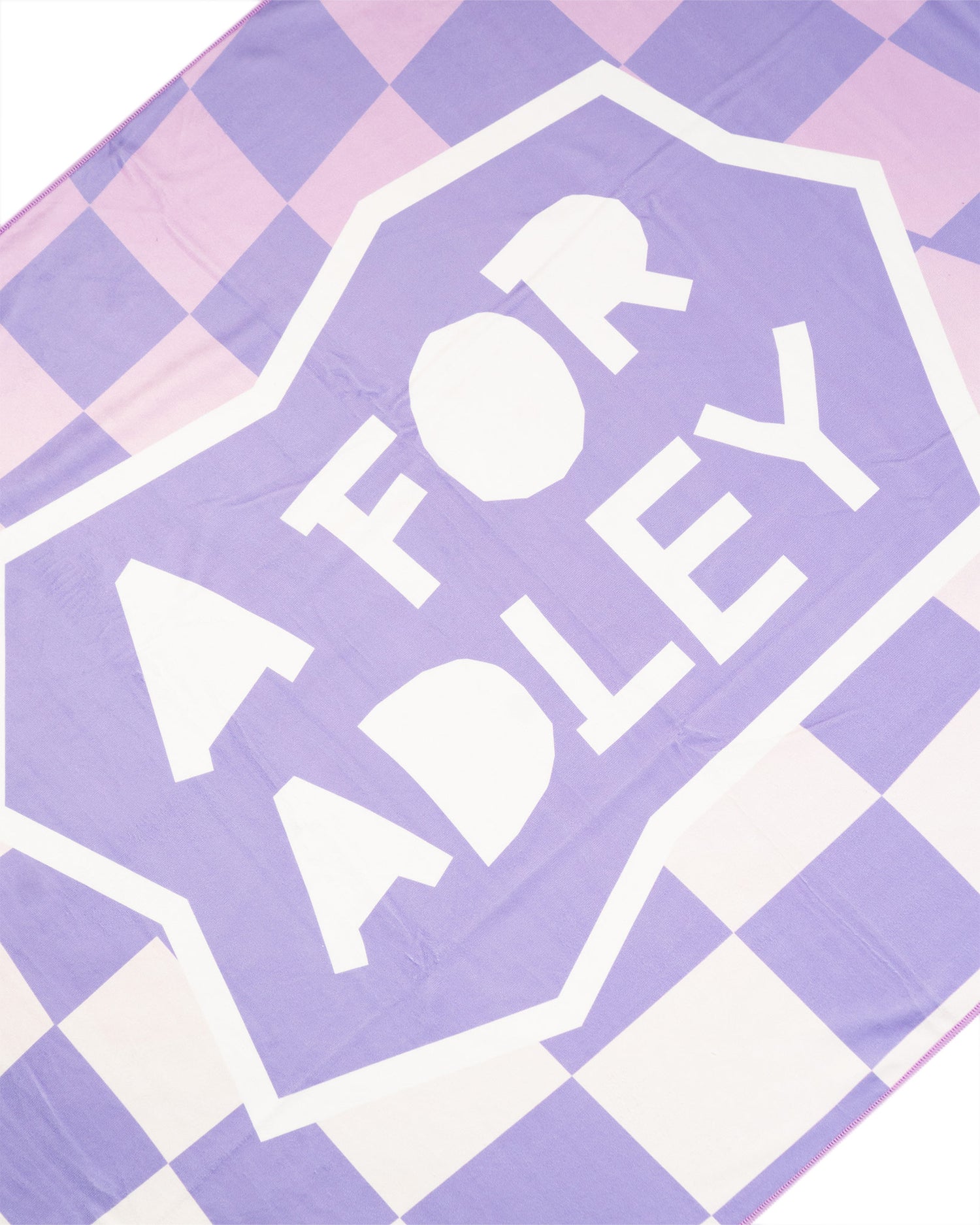 Adley's Lavender Checkered Towel