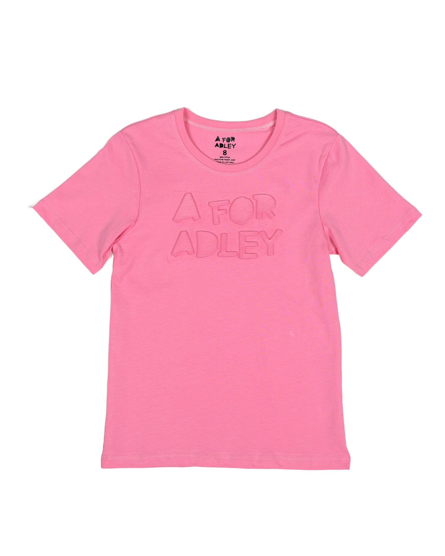 A for Adley 3D Logo Tee