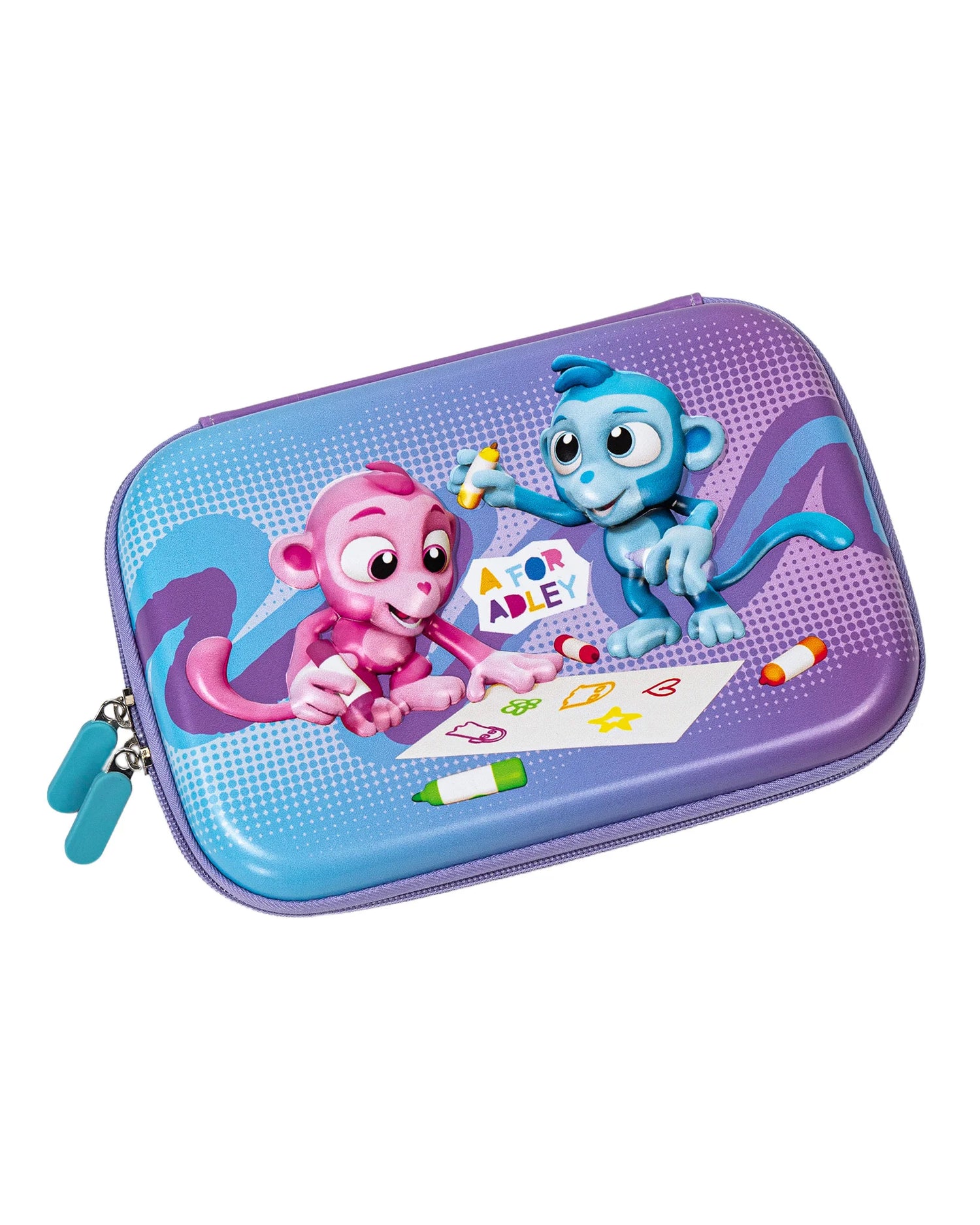 Monkey Buddies Color Pop Pencil Pouch