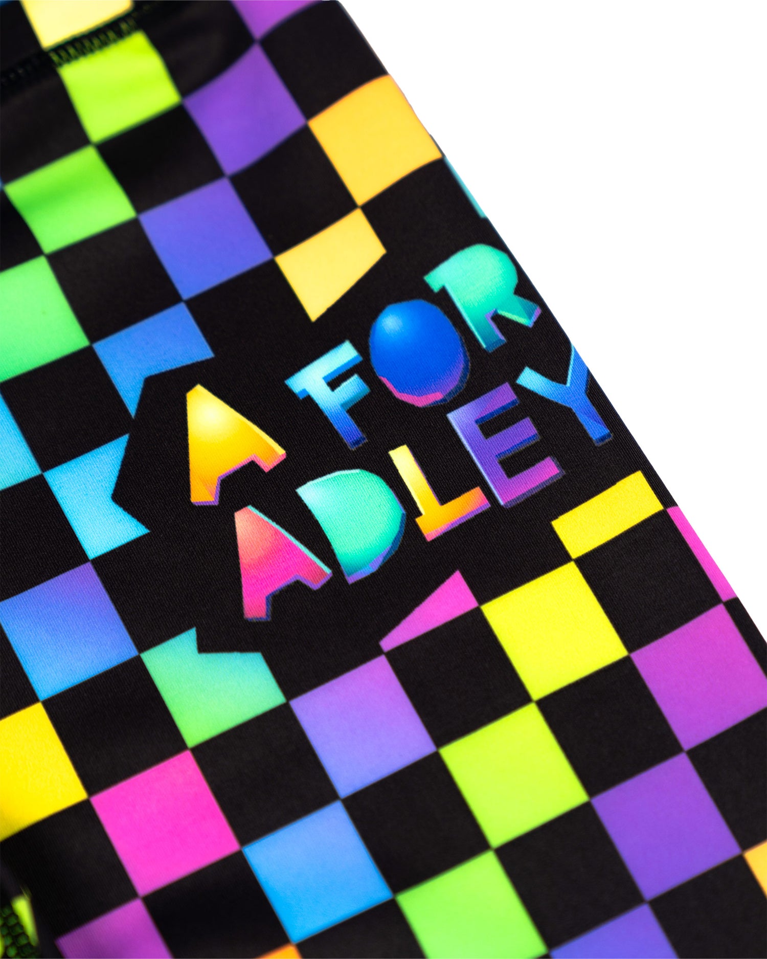 Adley's Neon Checkered Pants