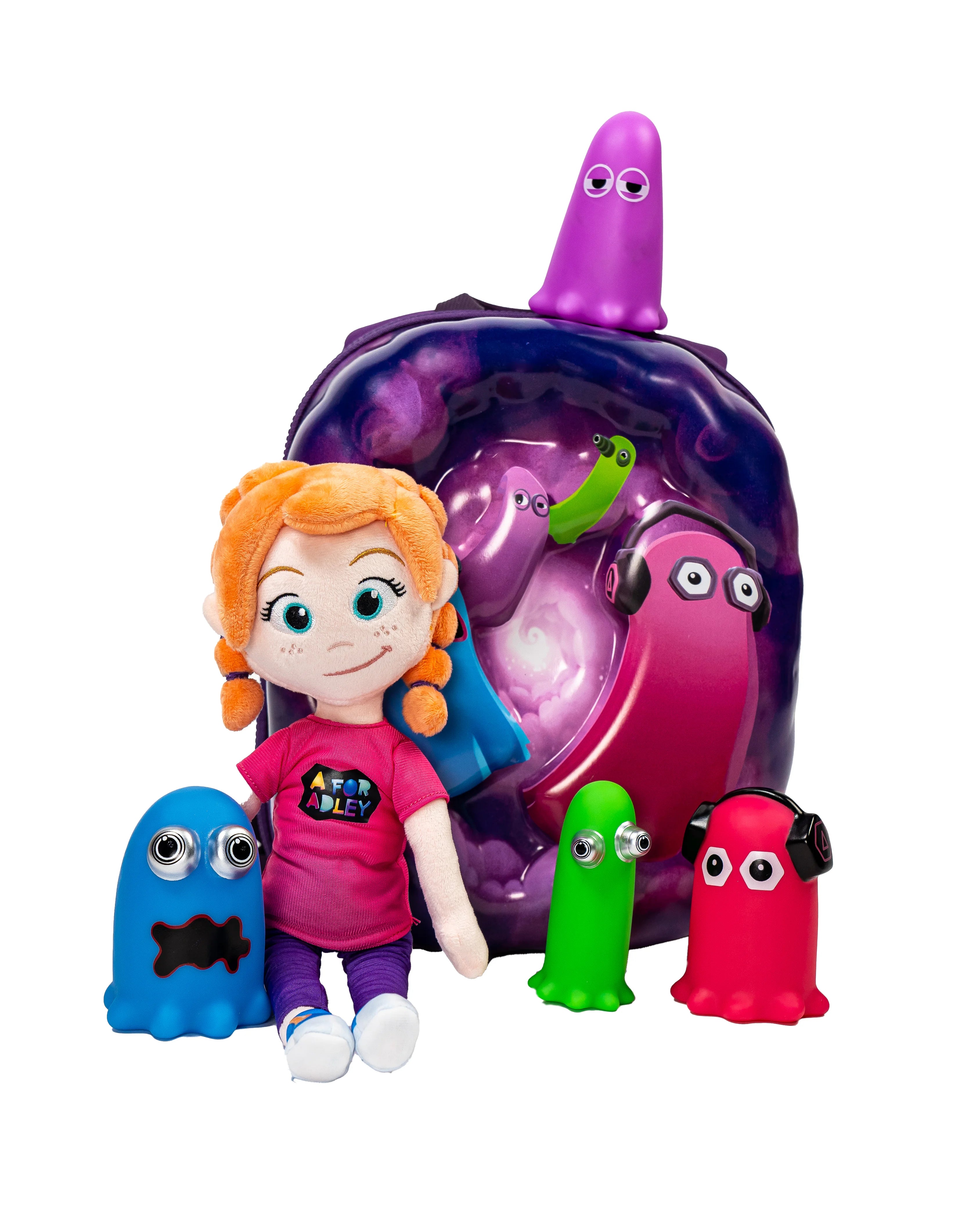 Adley's Portal Escape Doll (w/rainbow ghosts friends + backpack Adley's Portal Escape Doll (w/rainbow ghosts friends + backpack