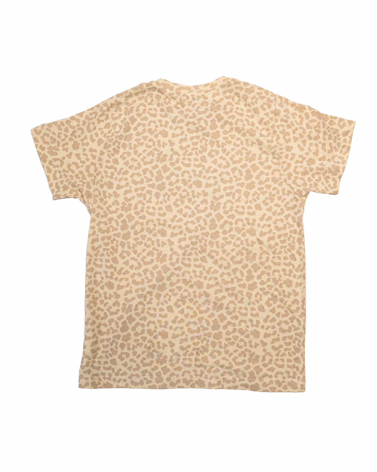 Adley's Spray Logo Tee (cream cheetah print)