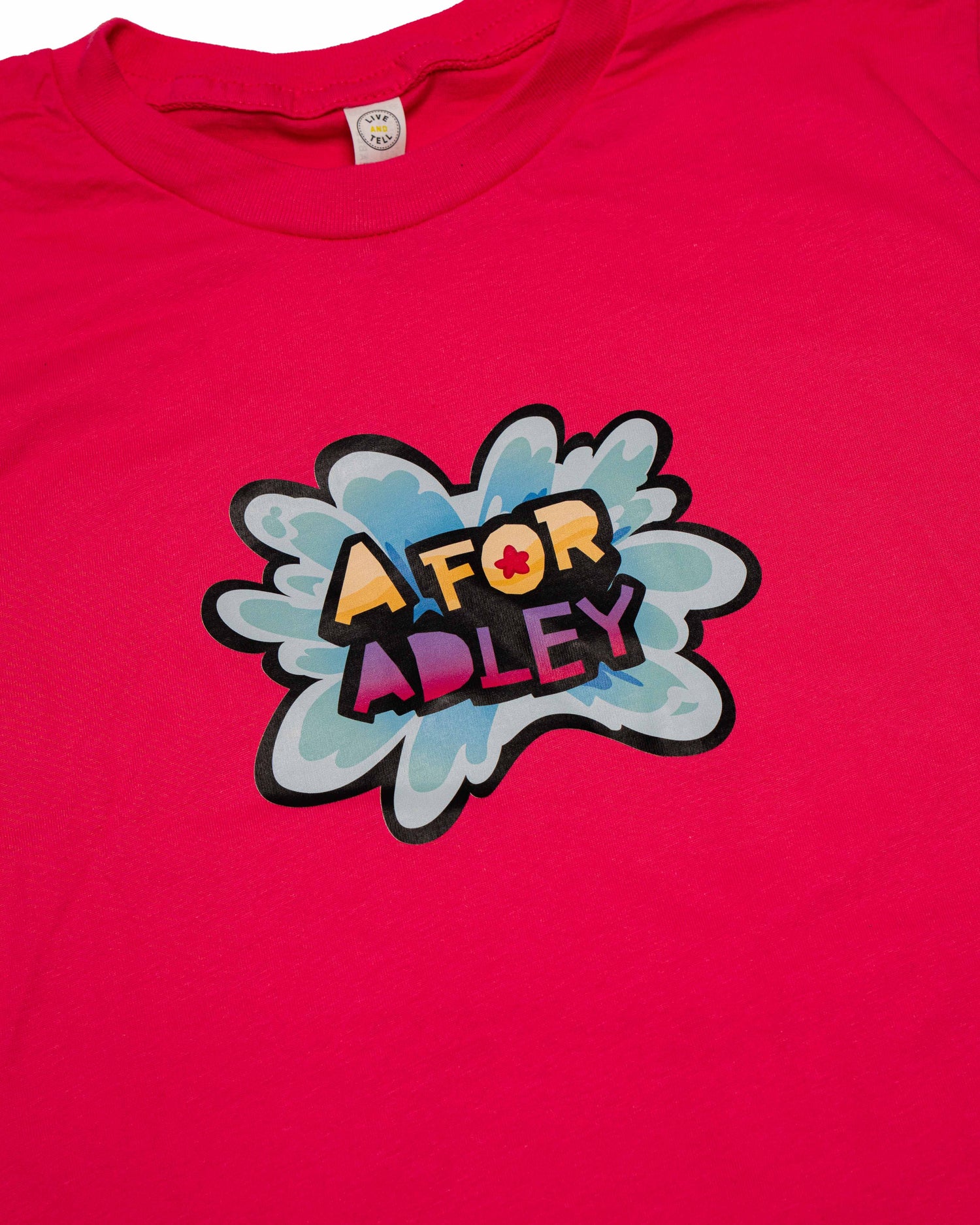 Summer Splash Logo Tee (dark pink)