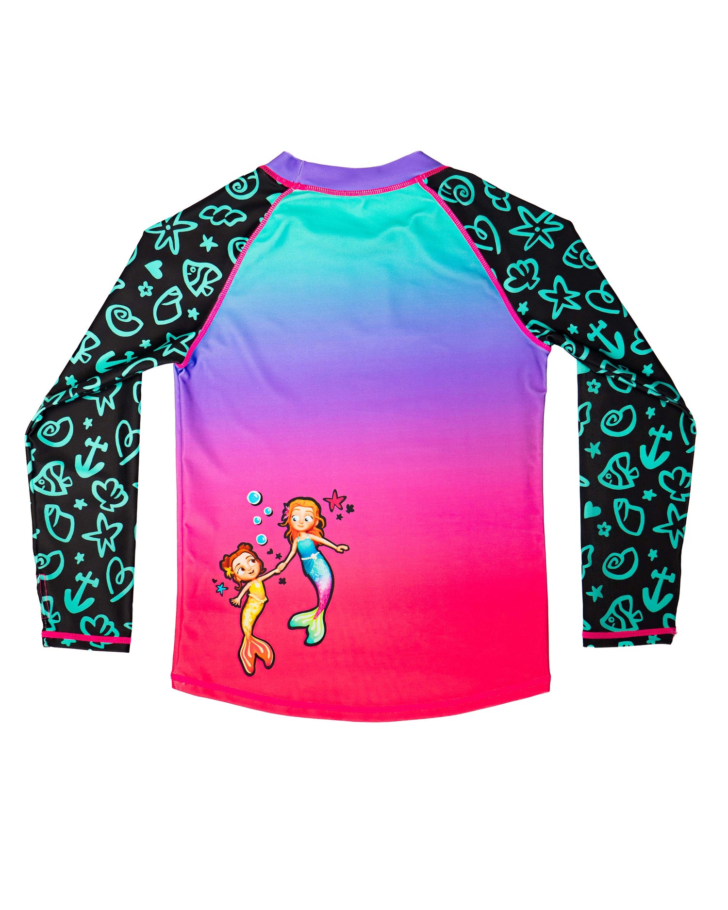 A for Adley Summer Splash Rashguard