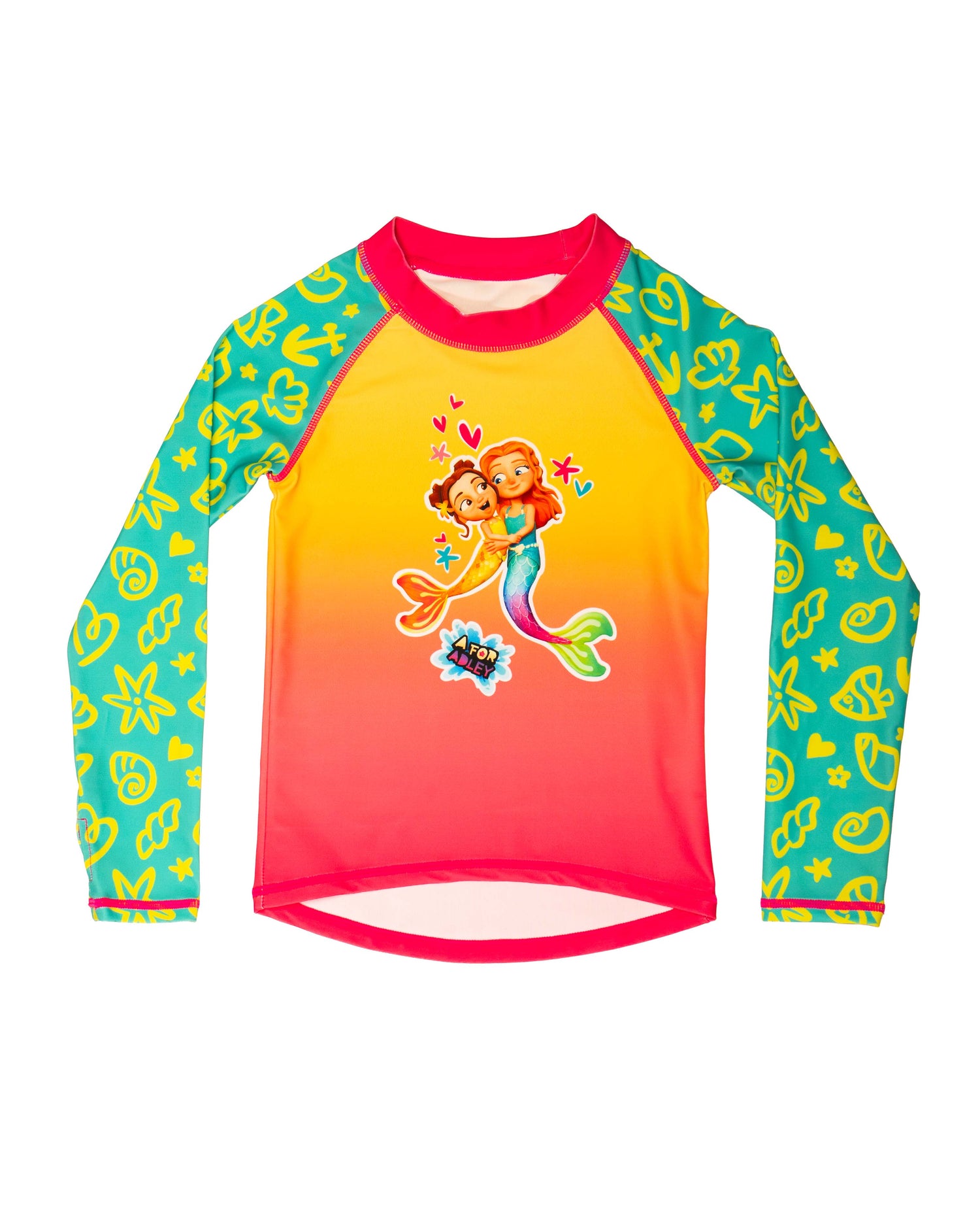 Navey's Mermaid Sisters Rashguard