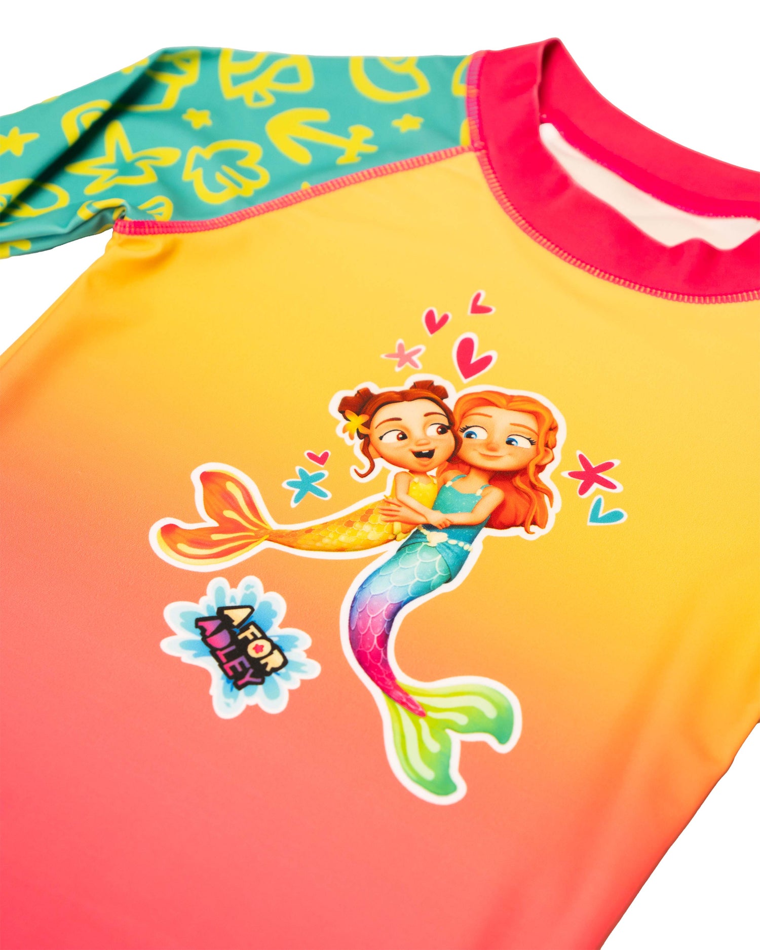 Navey's Mermaid Sisters Rashguard