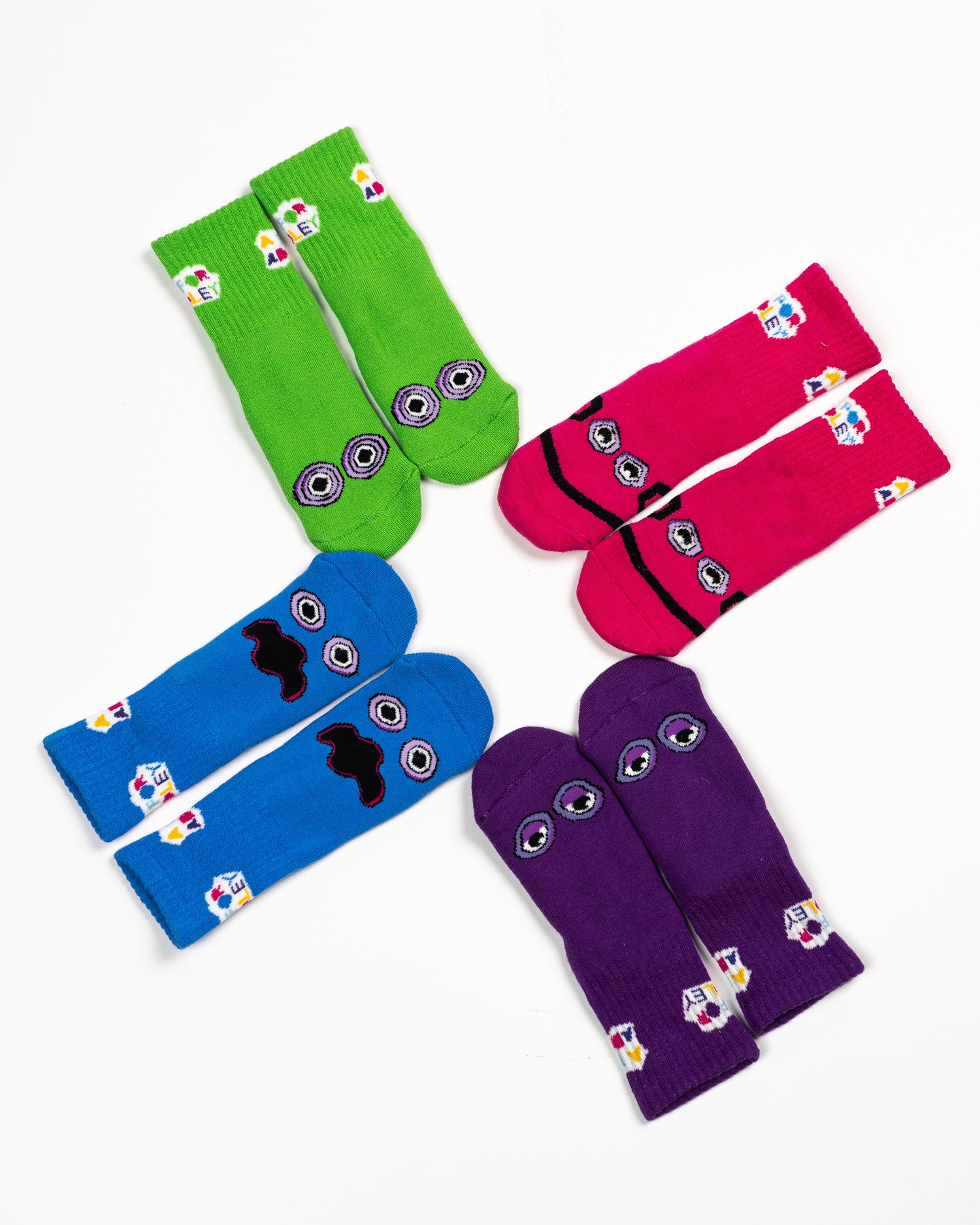 Rainbow Ghosts Premium Socks 4 Pack