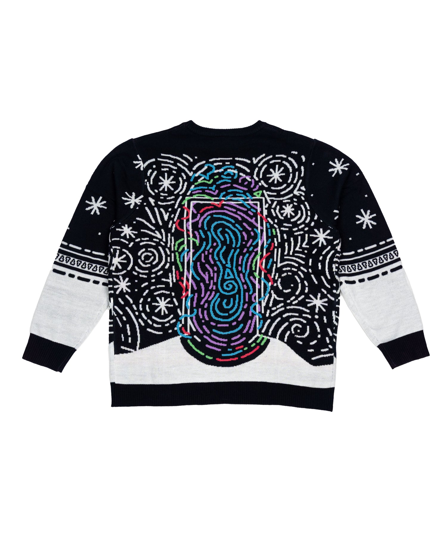Rainbow Ghosts Comfy Snow Sweater