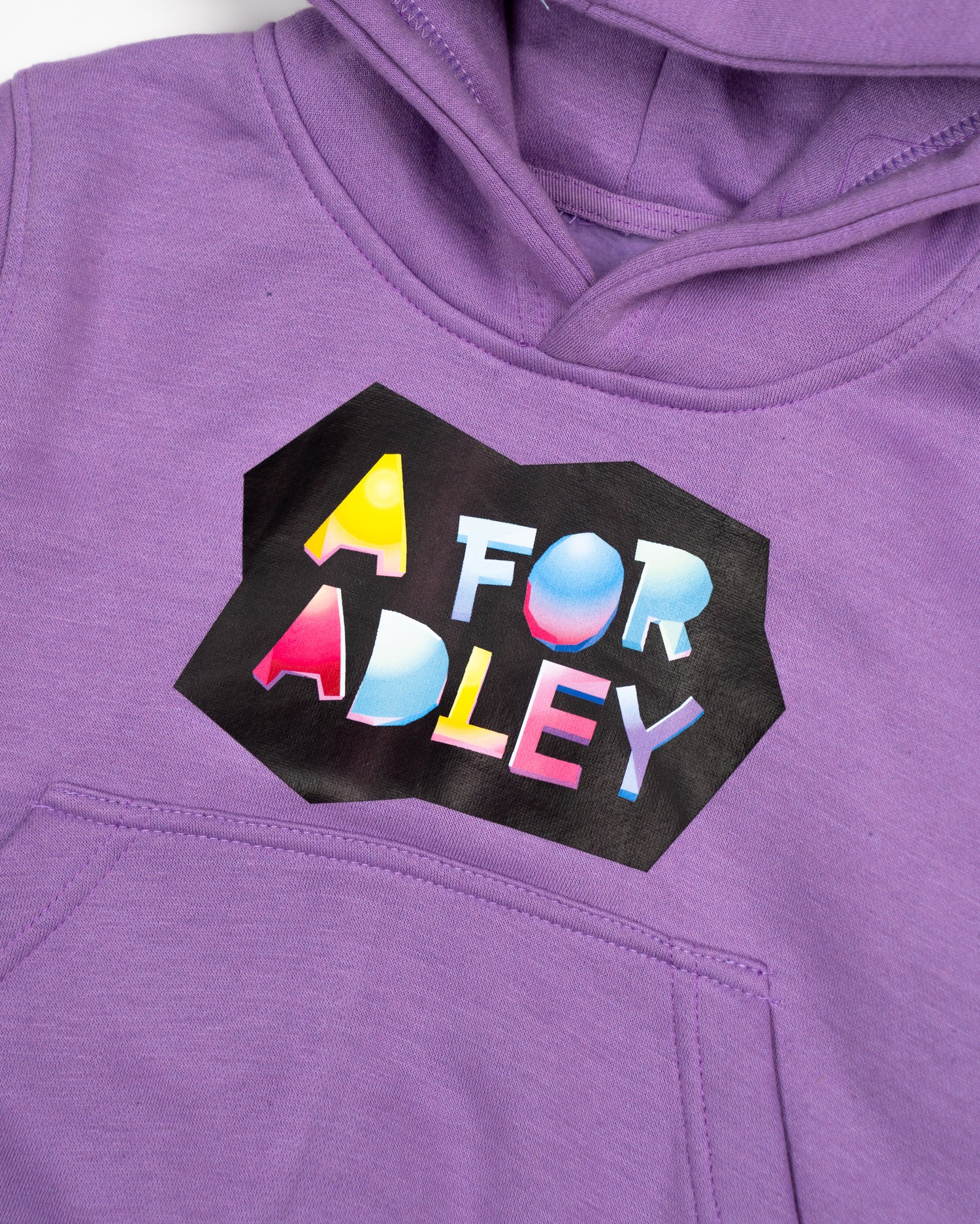 Adley's Neon Rainbow Hoodie