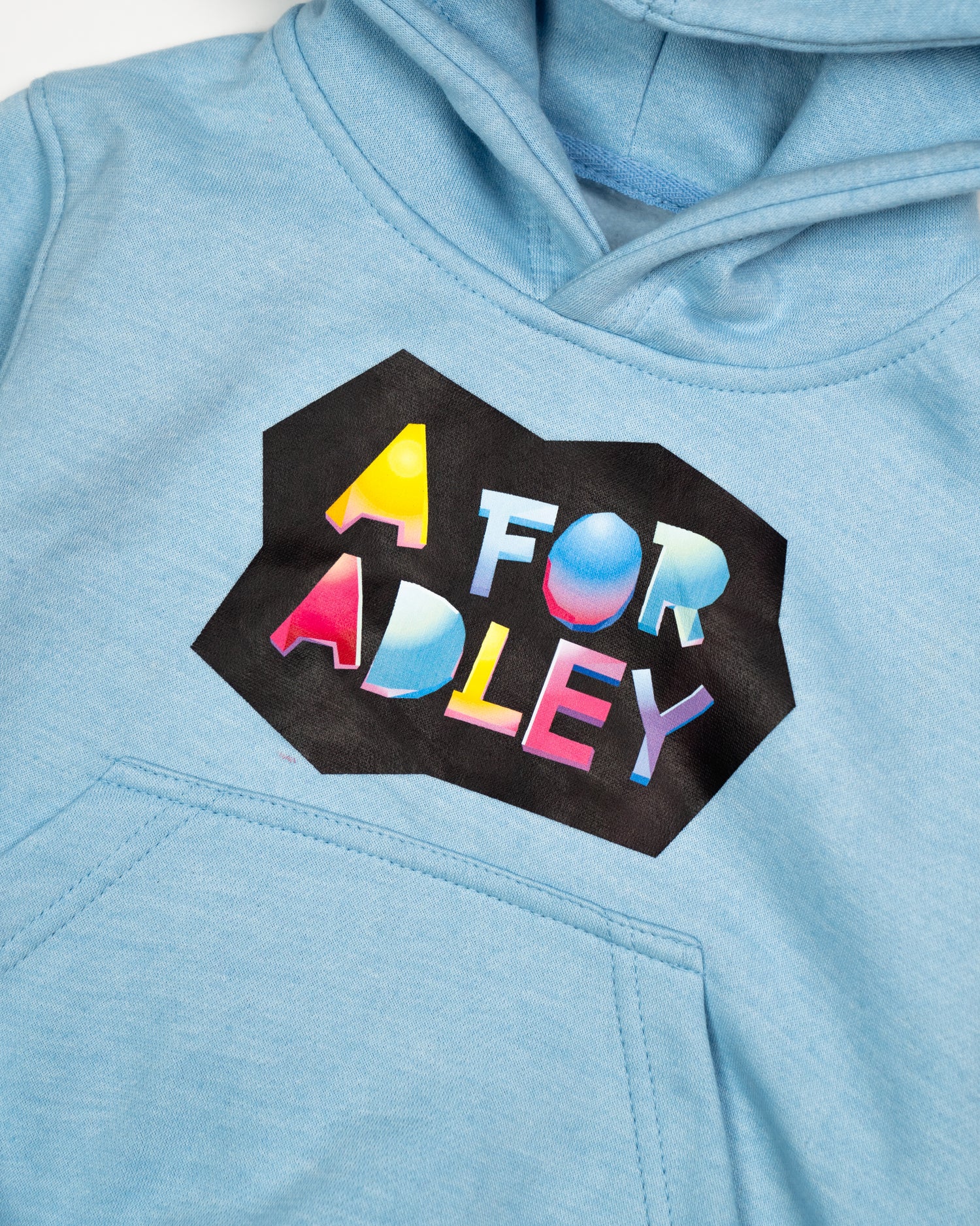 Adley's Neon Rainbow Hoodie