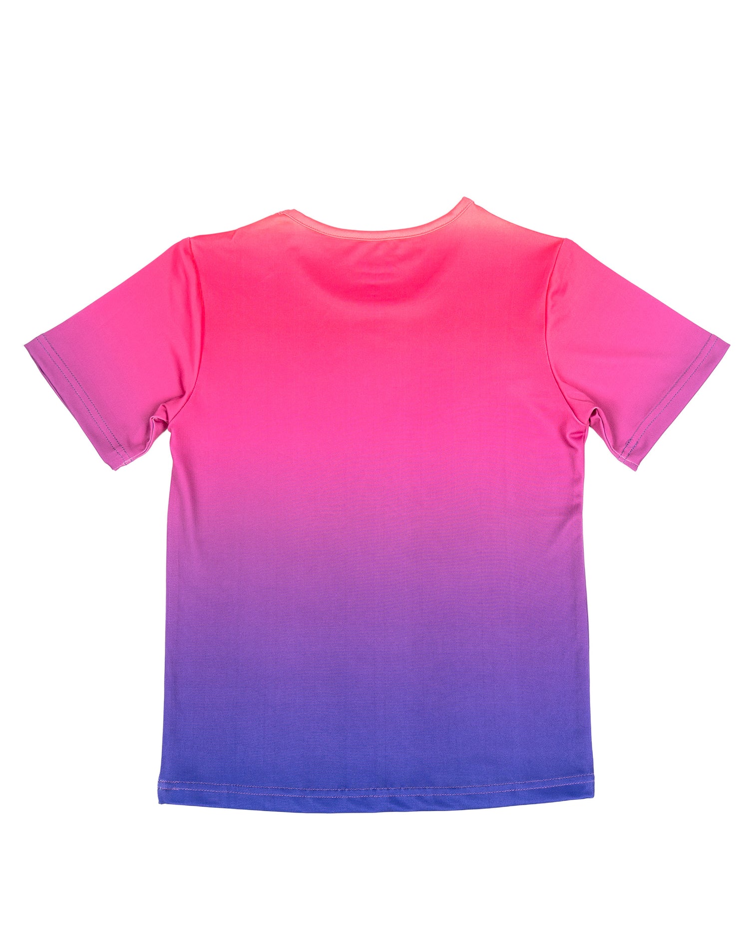 A for Adley Neon Checkered Gradient Tee