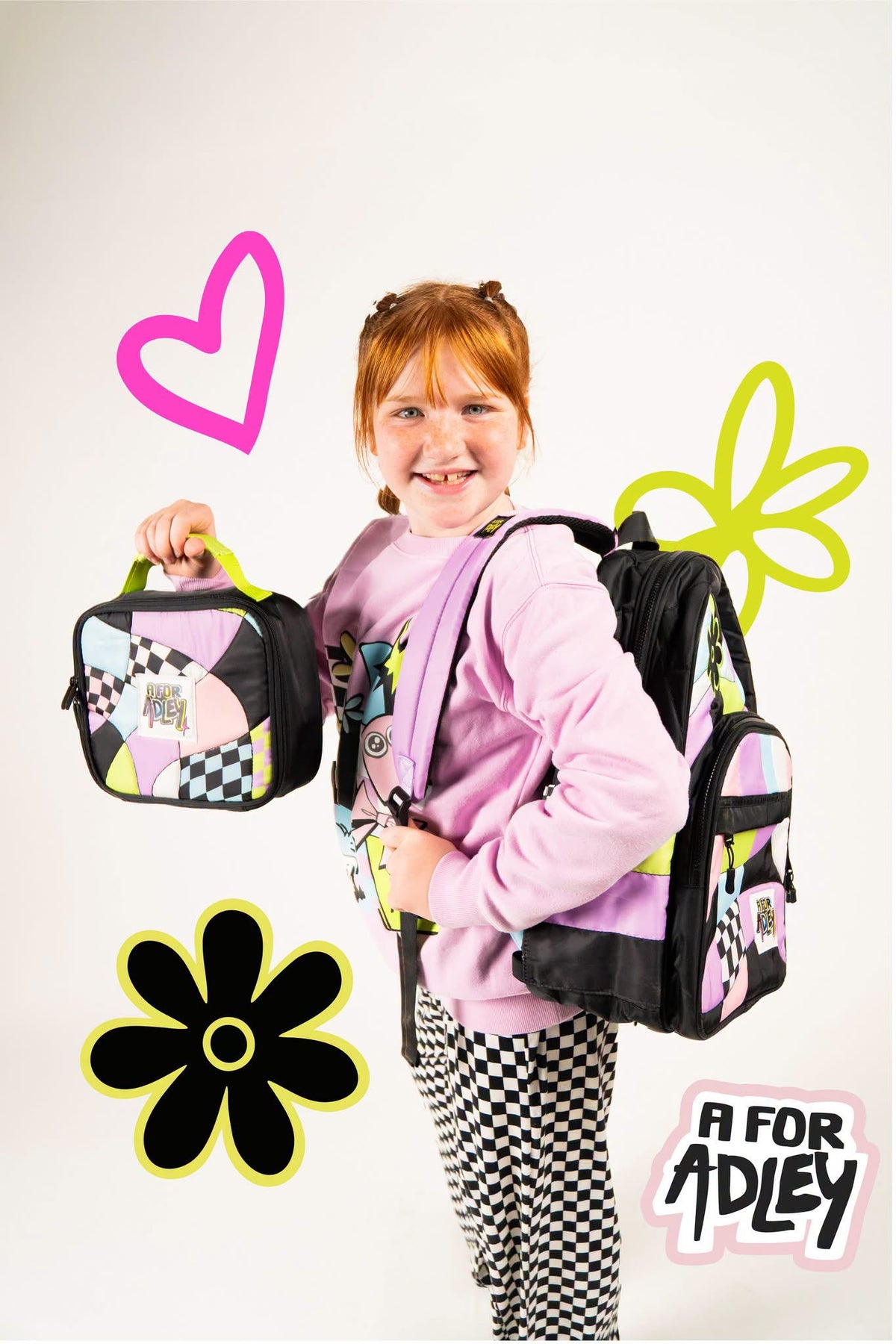 Adley's Pastel Patchwork x Y2K Backpack