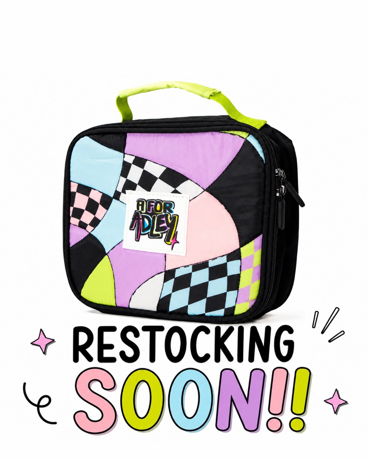 Adley's Pastel Patchwork x Y2K Lunchbox
