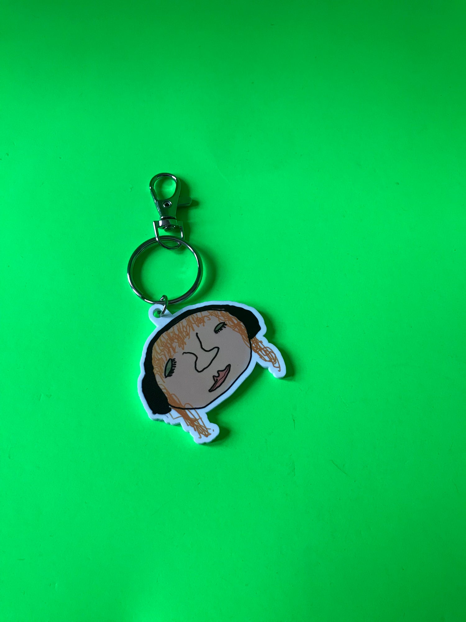 Music Girl Keychain
