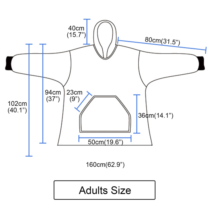 Purple Checkered Blanket Hoodie