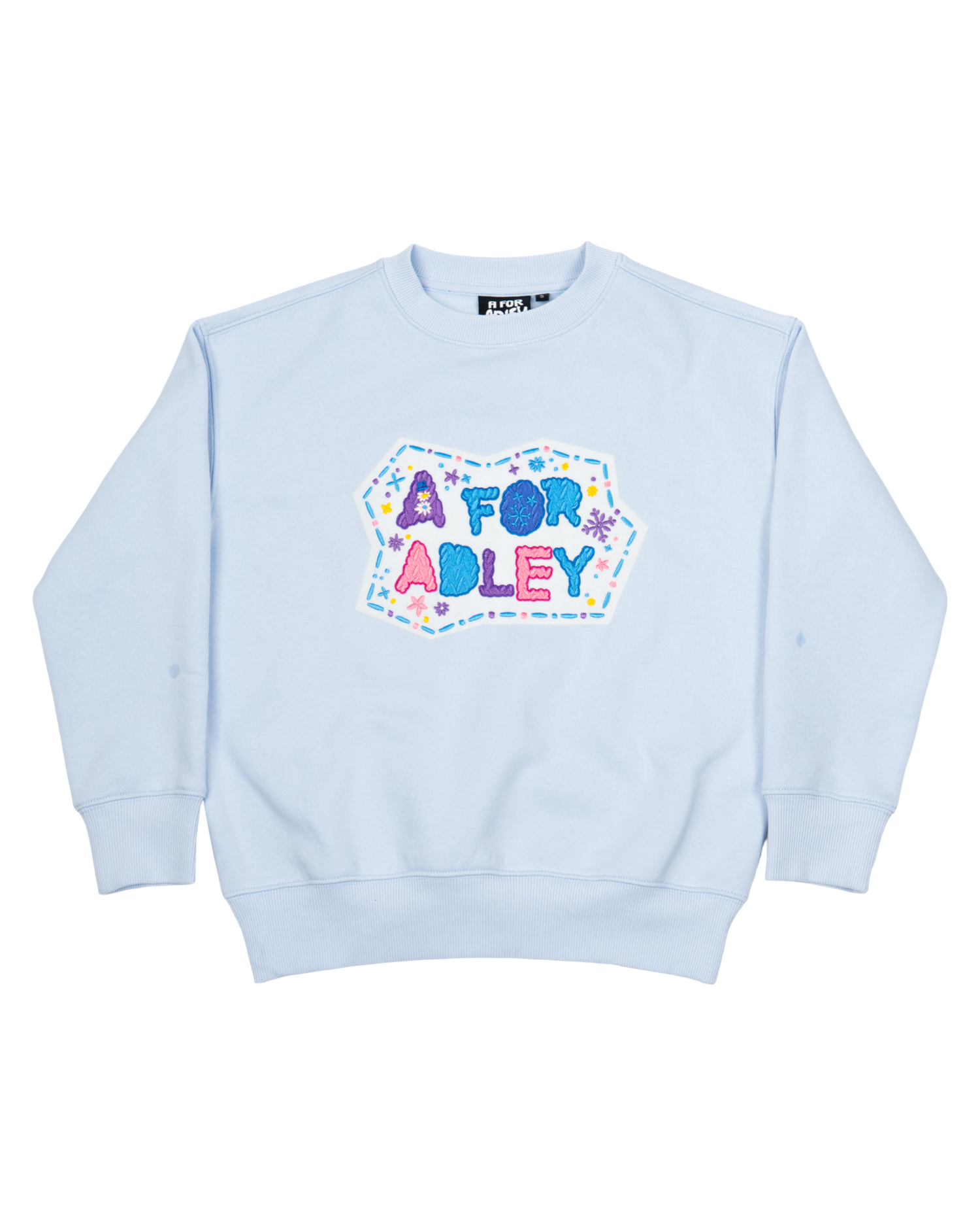 A for Adley Winter Logo Crewneck