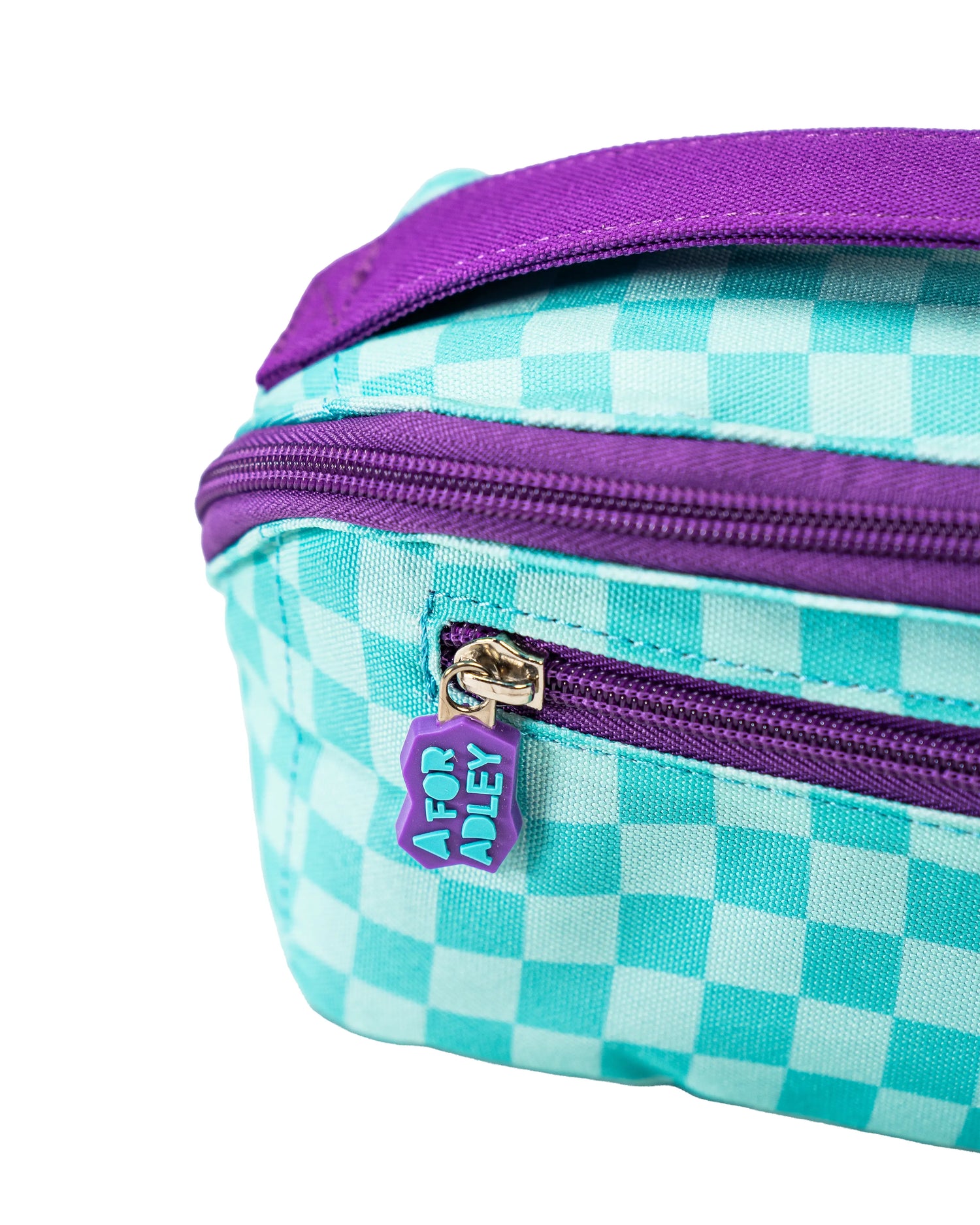 Adley's Retro Checkered Pencil Case