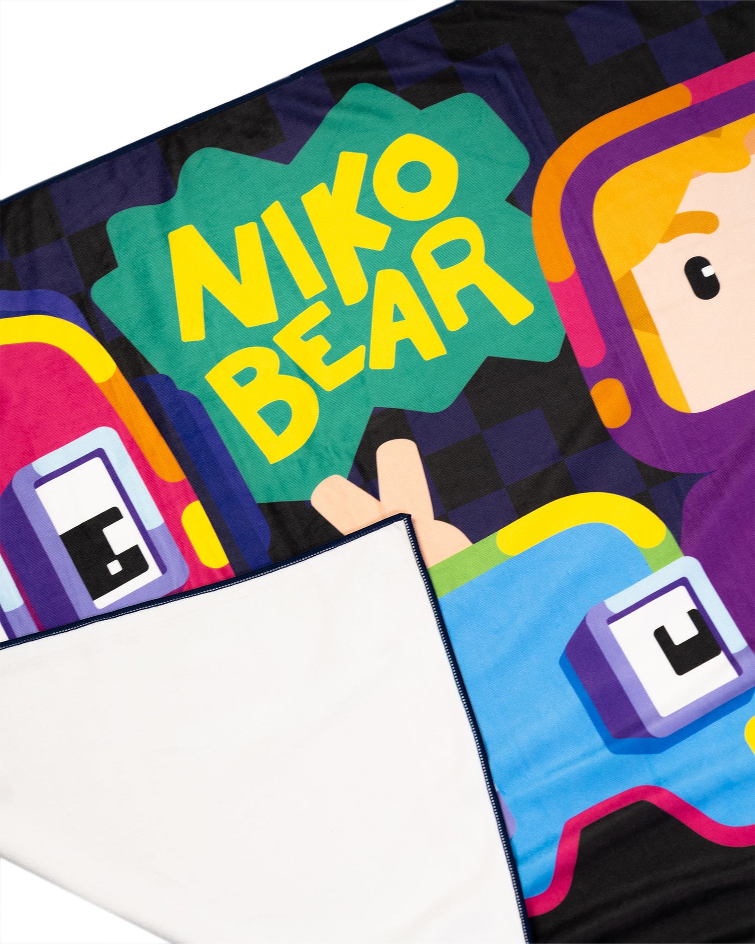 Niko & Rainbow Ghosts Friends Towel