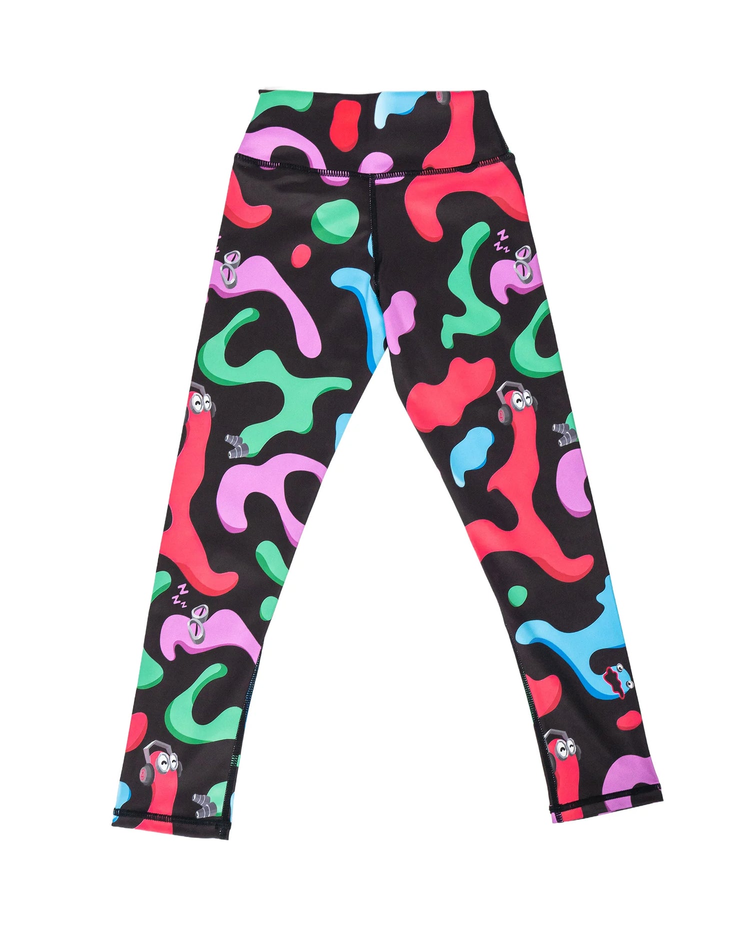 Rainbow Ghosts Squiggly Pants