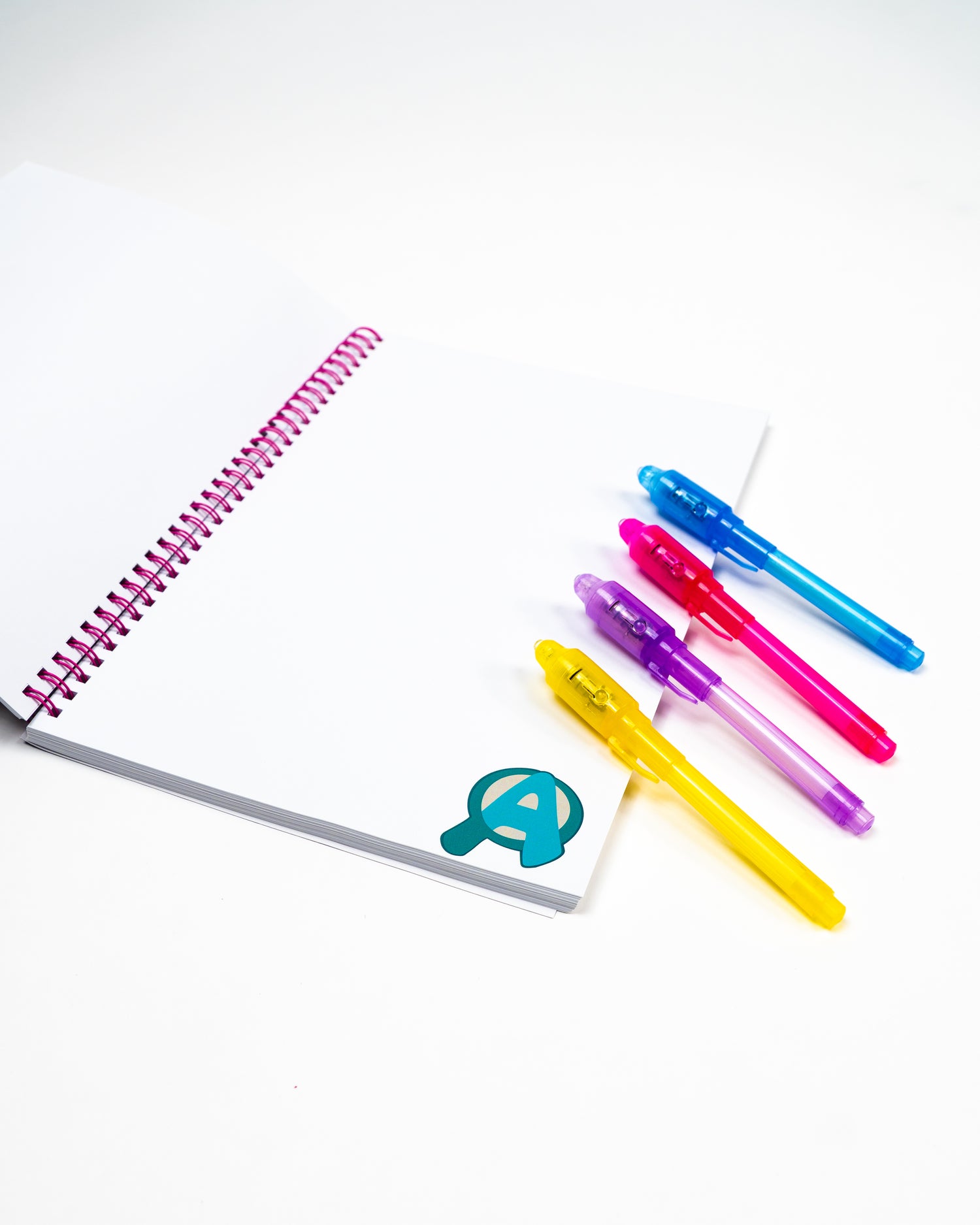 Detective Adley Notebook (w/4 black light pens & stickers)