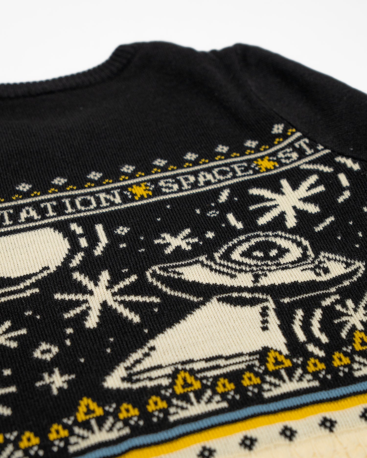 Spacestation Triangle Ugly Sweater