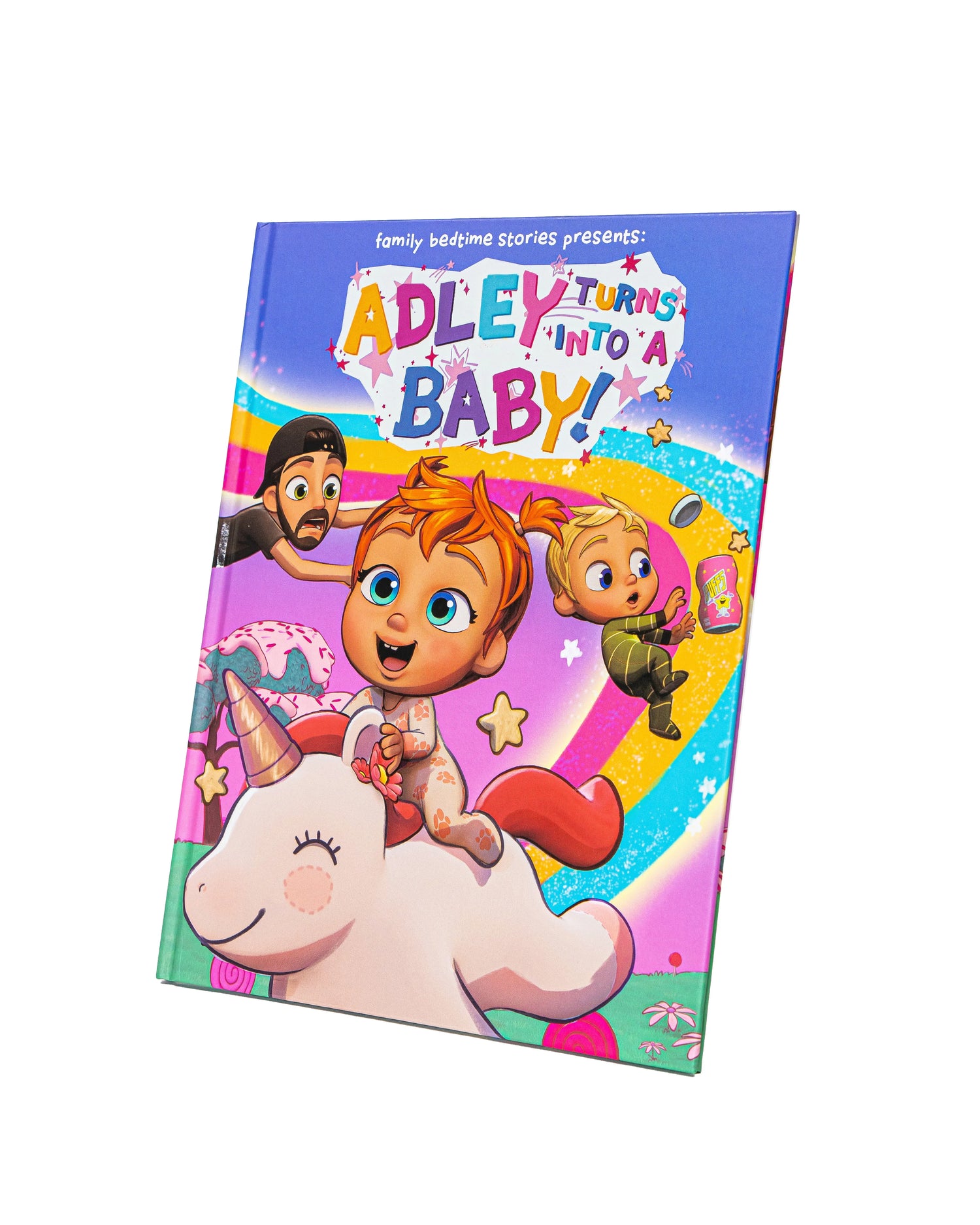 Family Bedtime Stories: ADLEY turns into a BABY!!