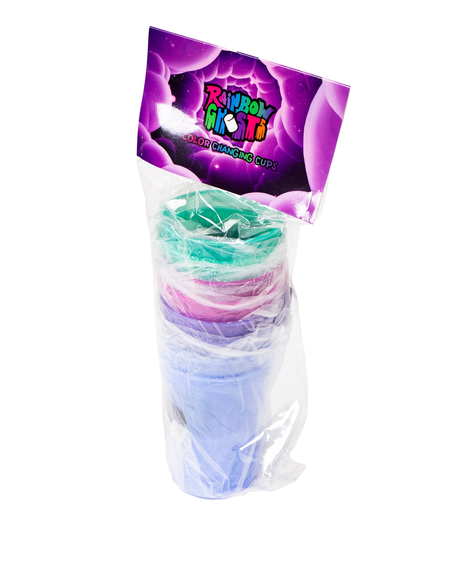 Rainbow Ghosts Color Changing Cups (8 pack)