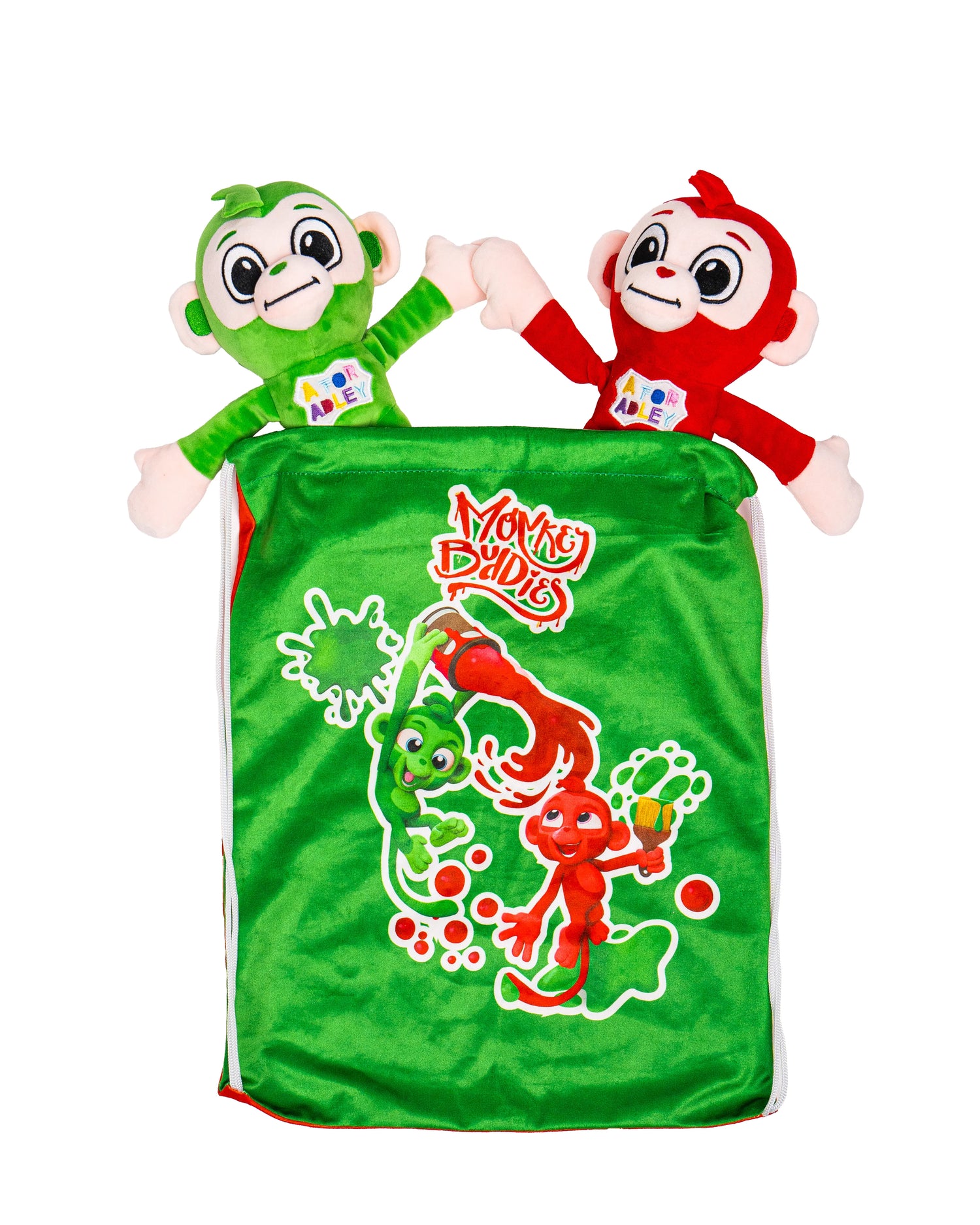 Red & Green Monkey Buddies