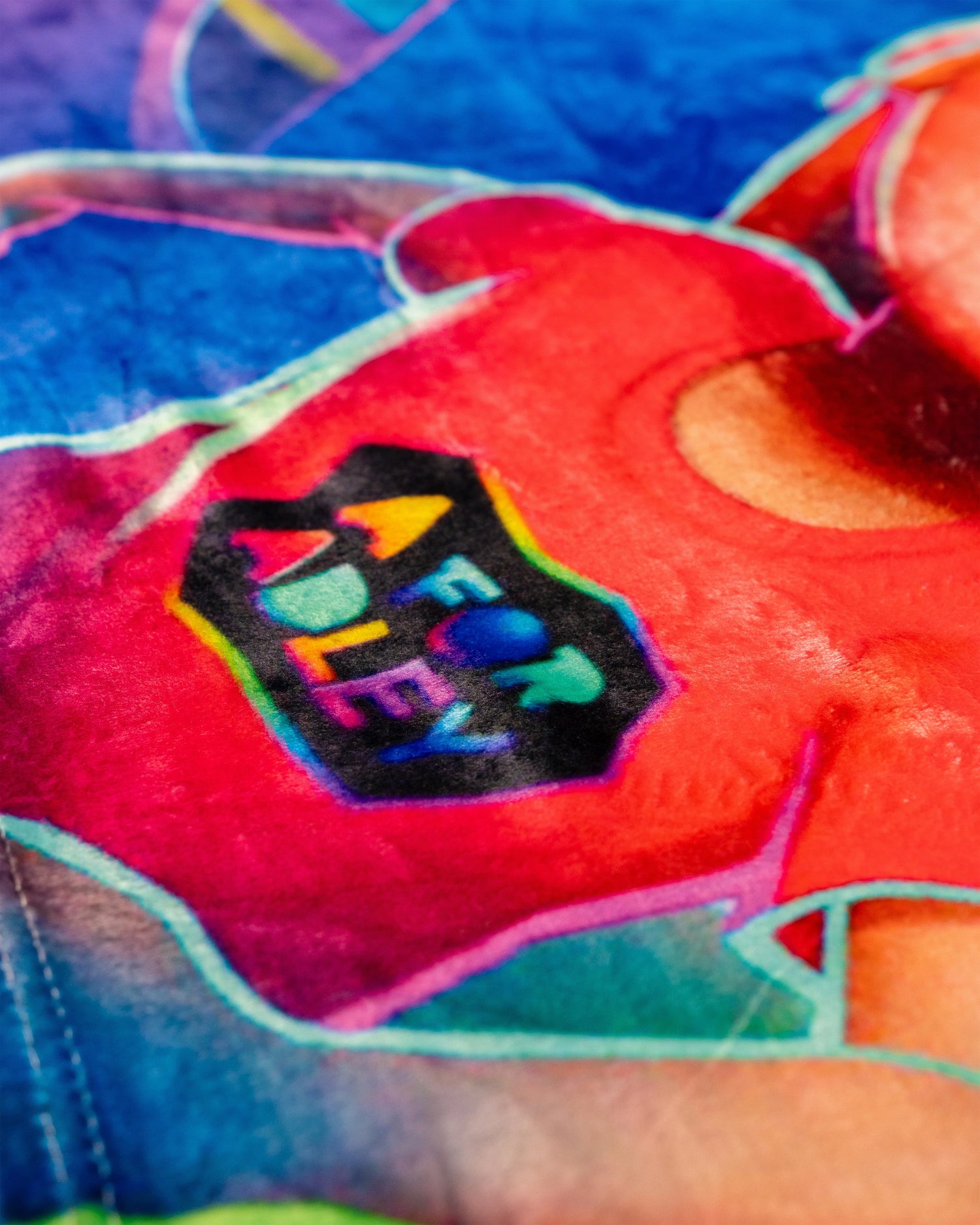 Rainbow Ghost Run Blanket