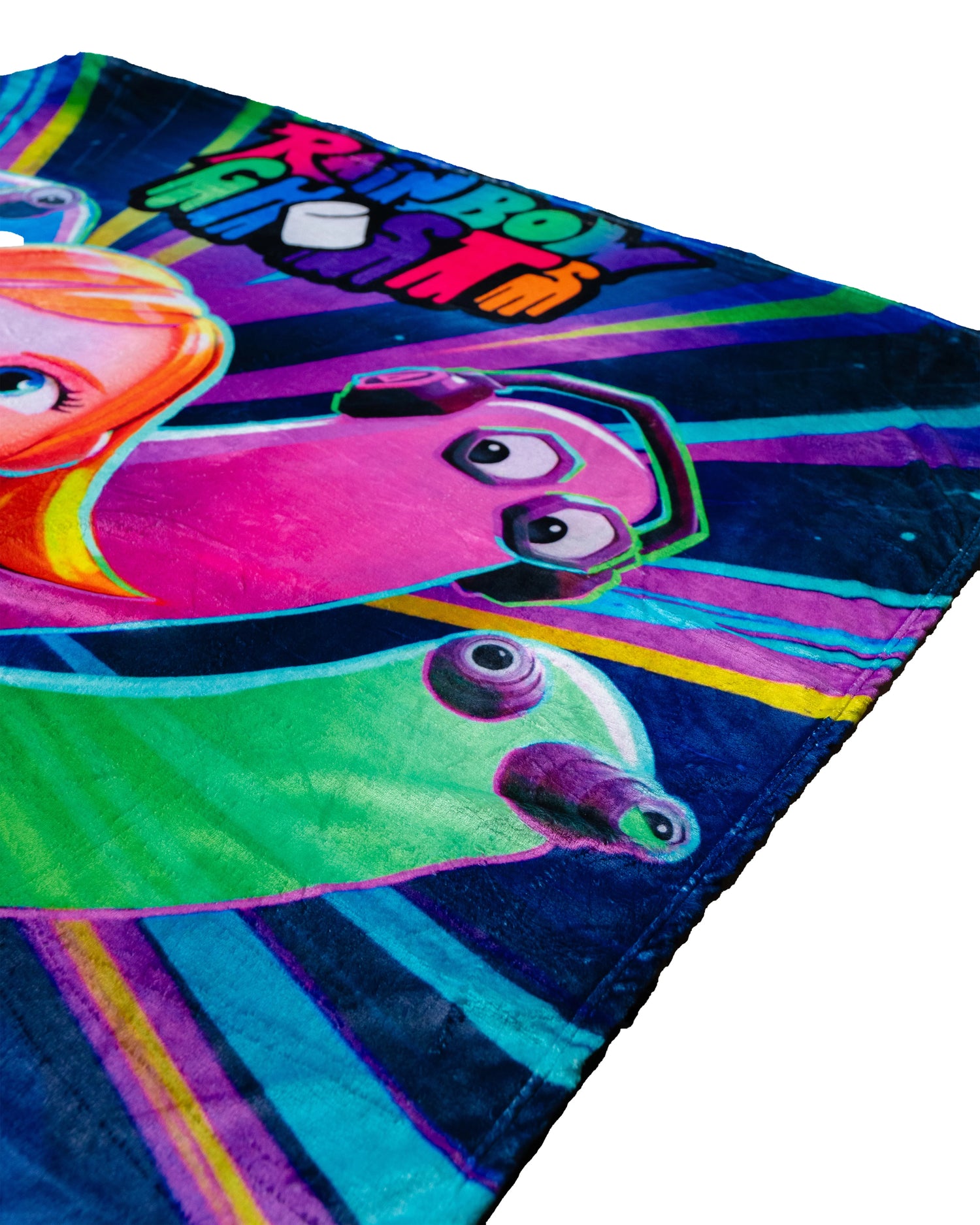 Rainbow Ghost Run Blanket