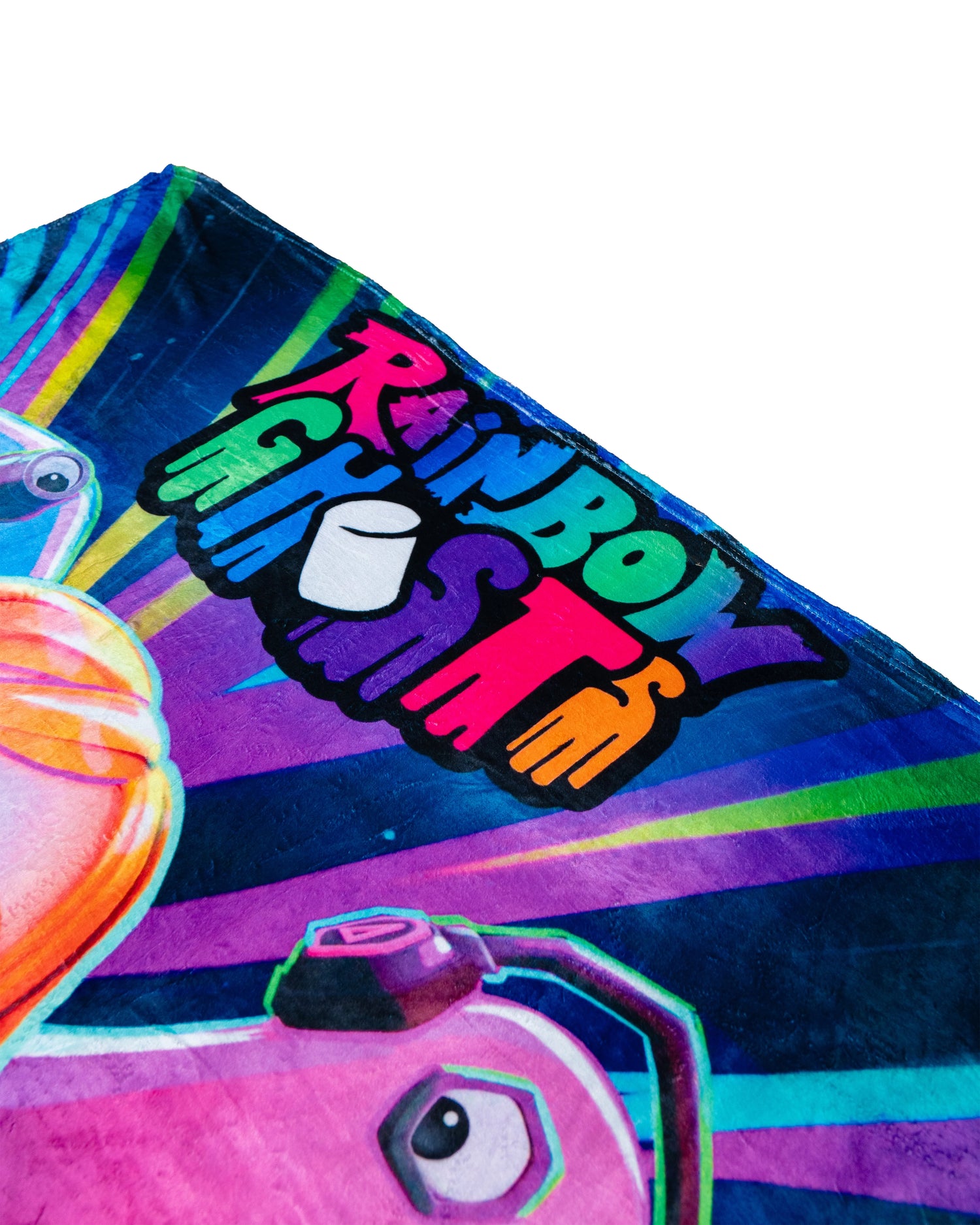 Rainbow Ghost Run Blanket