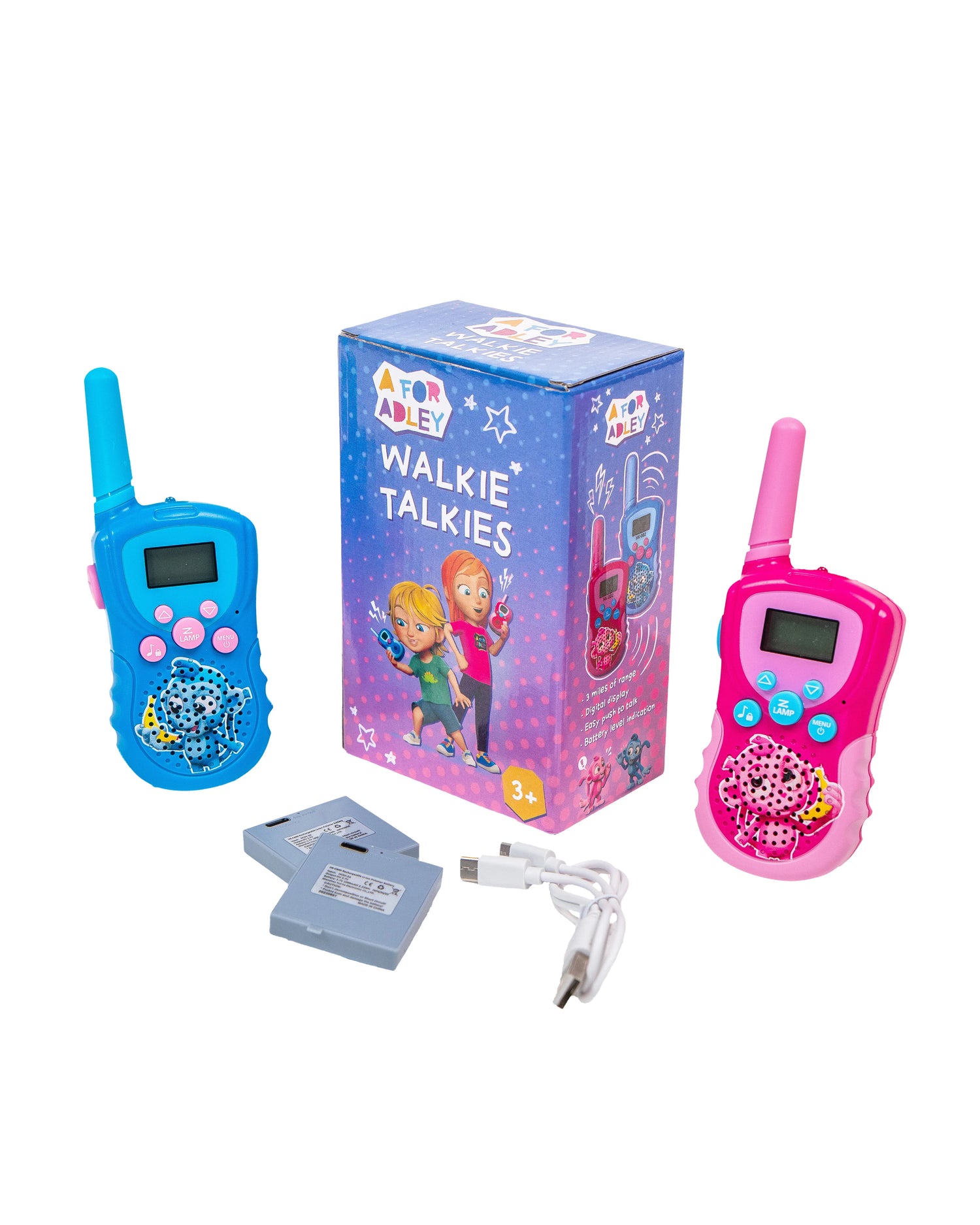 Monkey Buddy rechargeable Walkie Talkies (PiNK and BLUE)