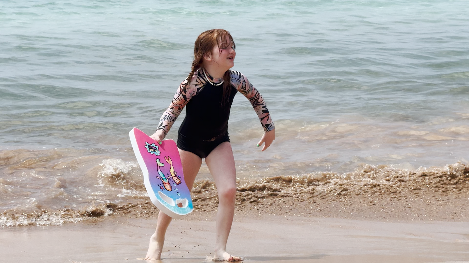 A for Adley Summer Splash Mermaid Kickboard