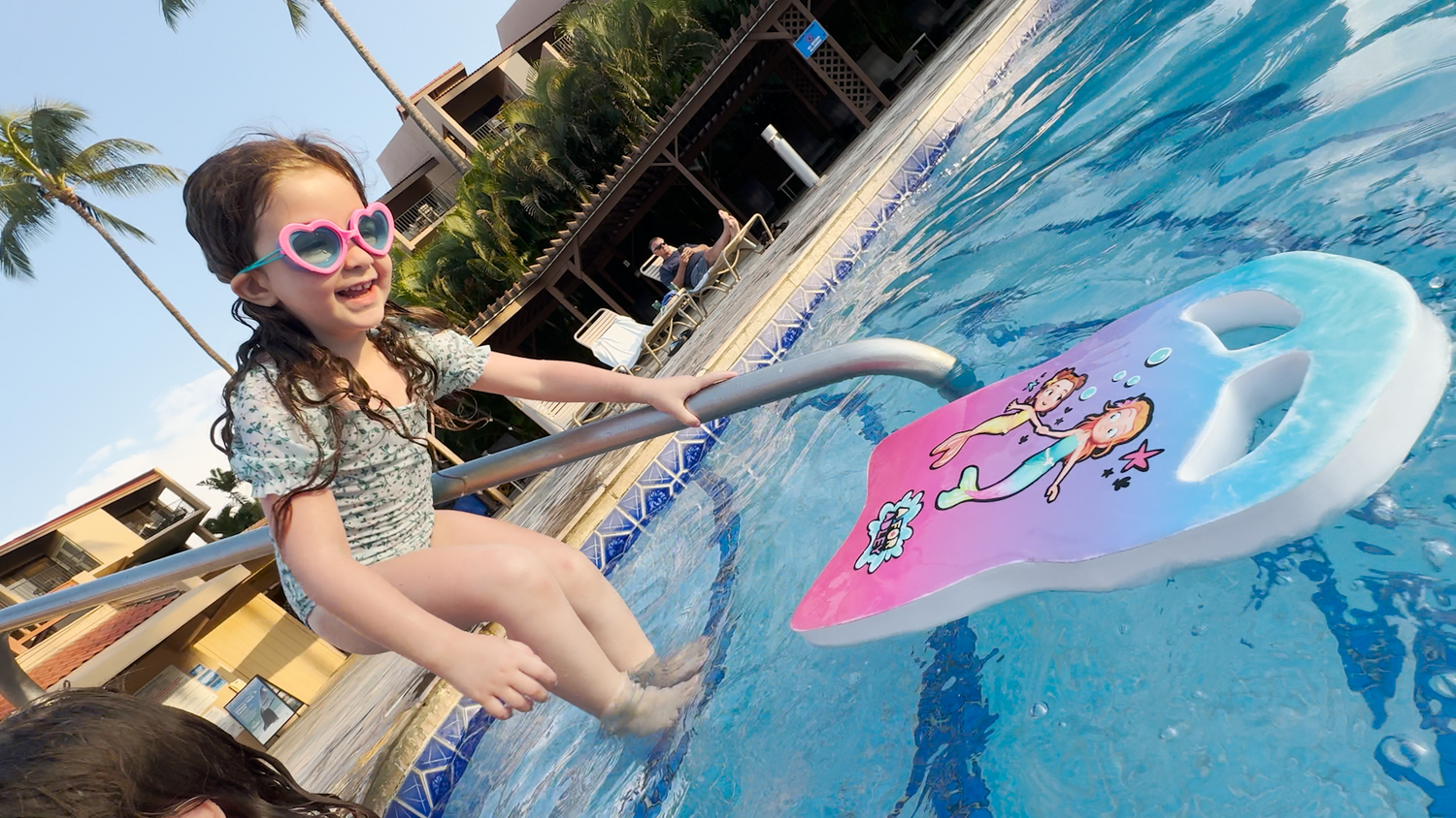 A for Adley Summer Splash Mermaid Kickboard