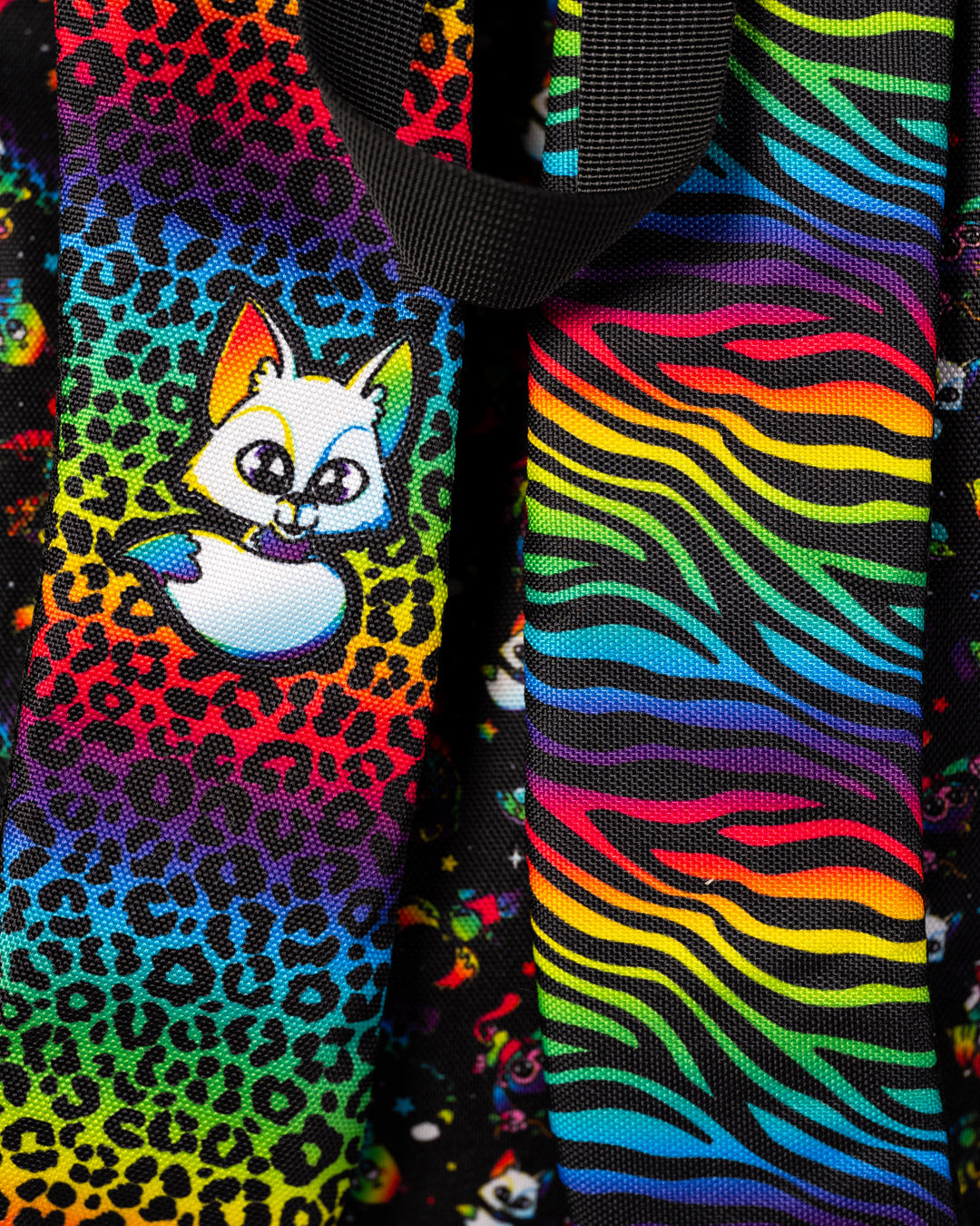 Black Neon Rainbow Backpack