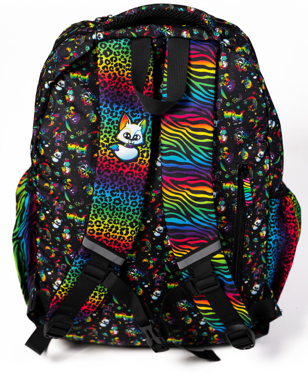 Black Neon Rainbow Backpack