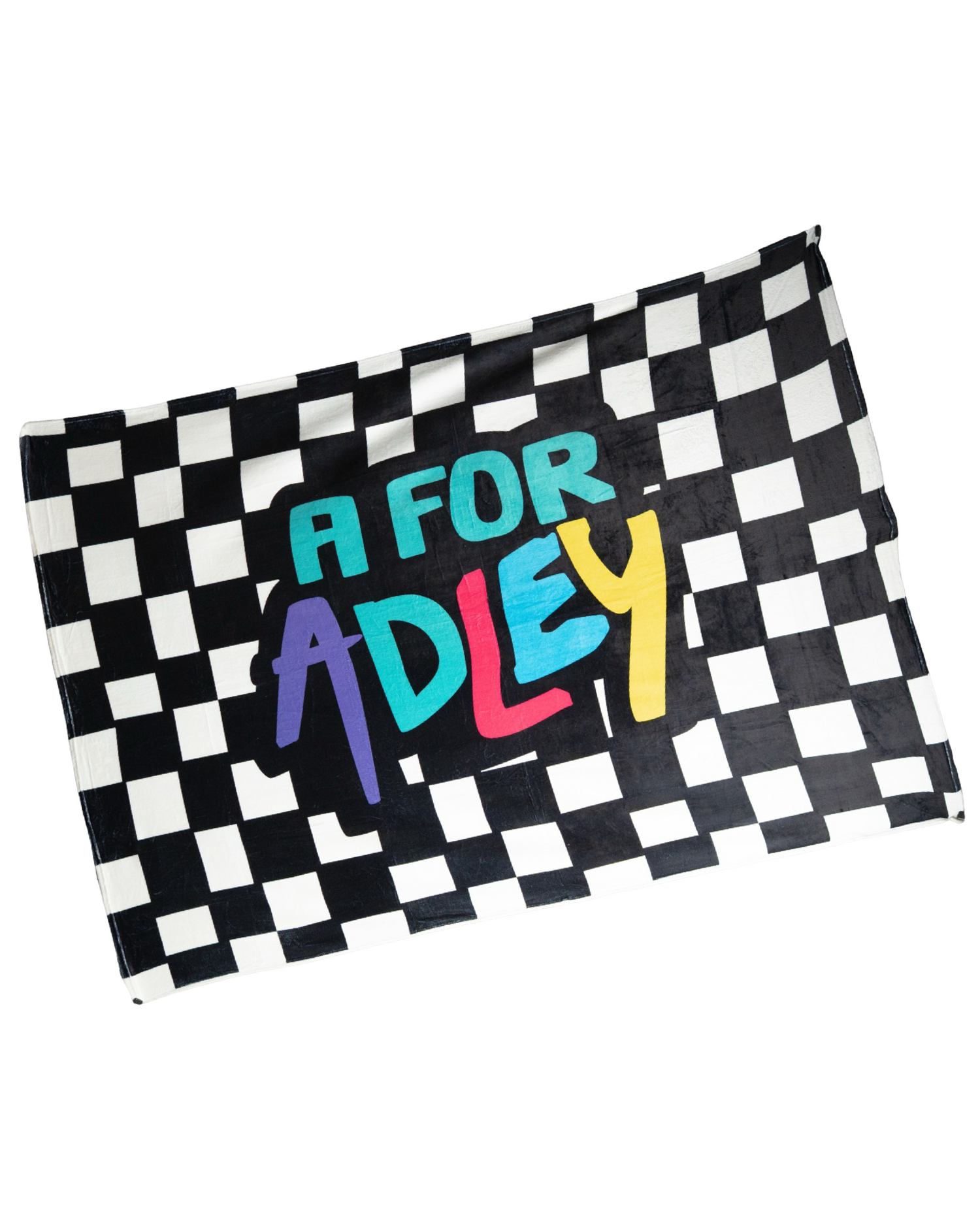 Adley's Awesome Checkered Blanket