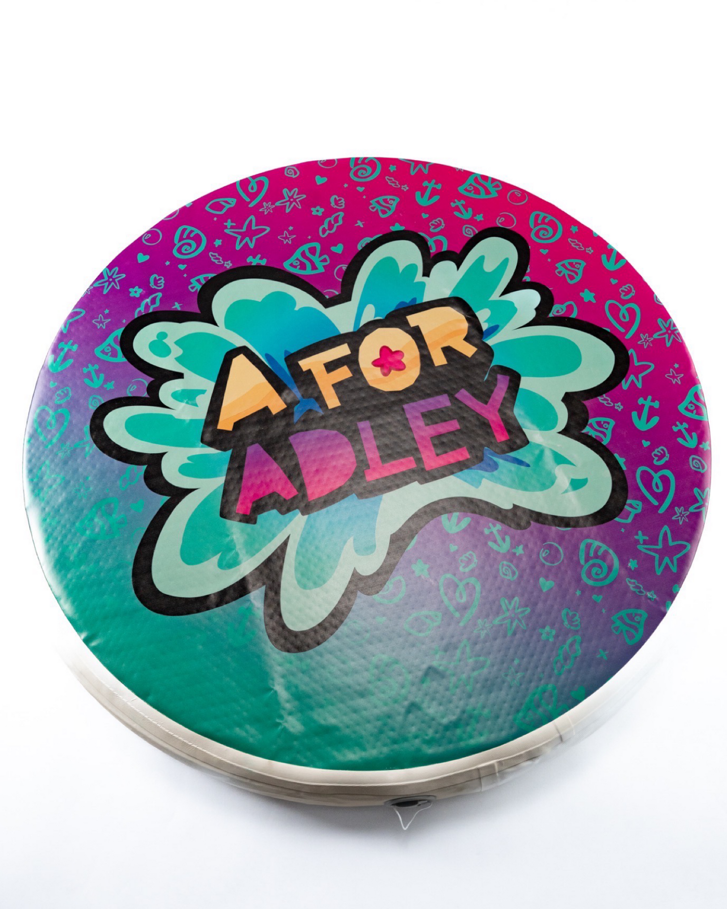 A for Adley Summer Splash 3 Foot Island Jump Pad