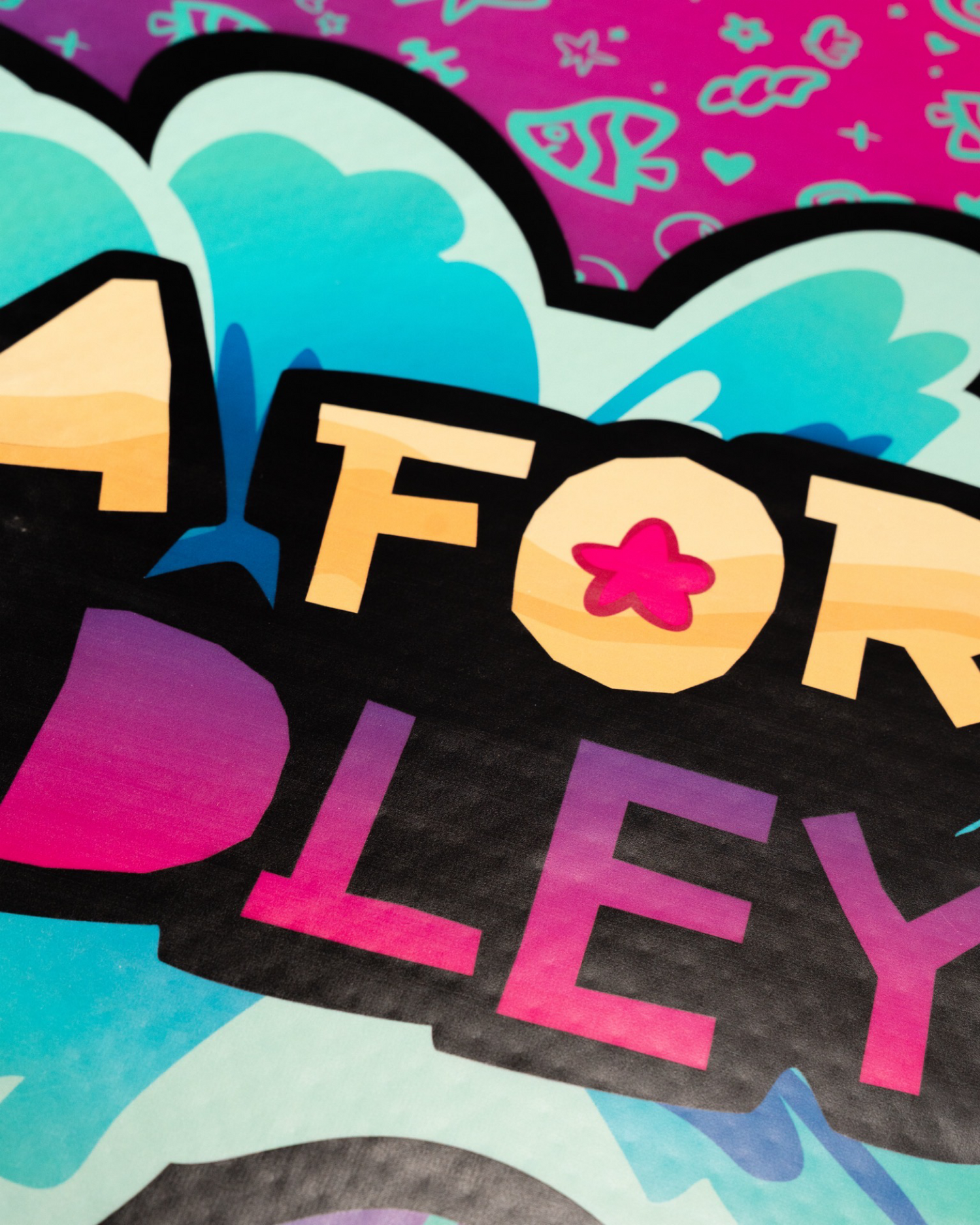 A for Adley Summer Splash 3 Foot Island Jump Pad