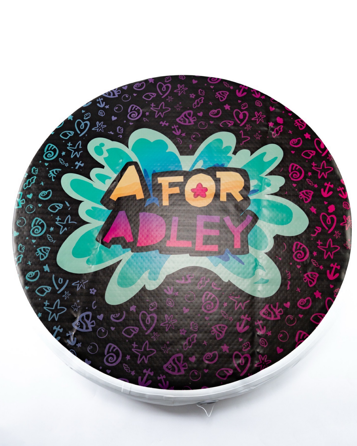 A for Adley Summer Splash 3 Foot Island Jump Pad