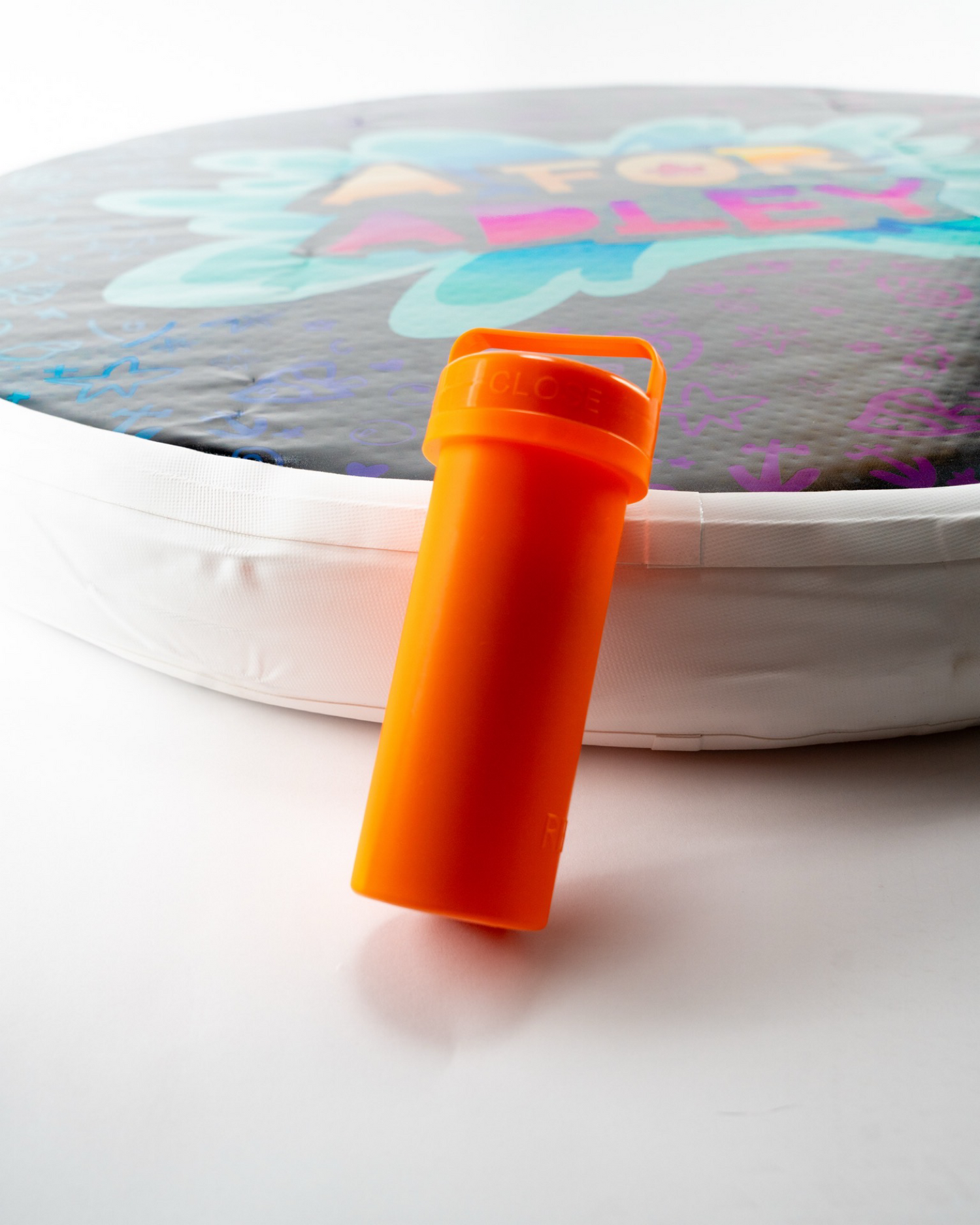 A for Adley Summer Splash 3 Foot Island Jump Pad