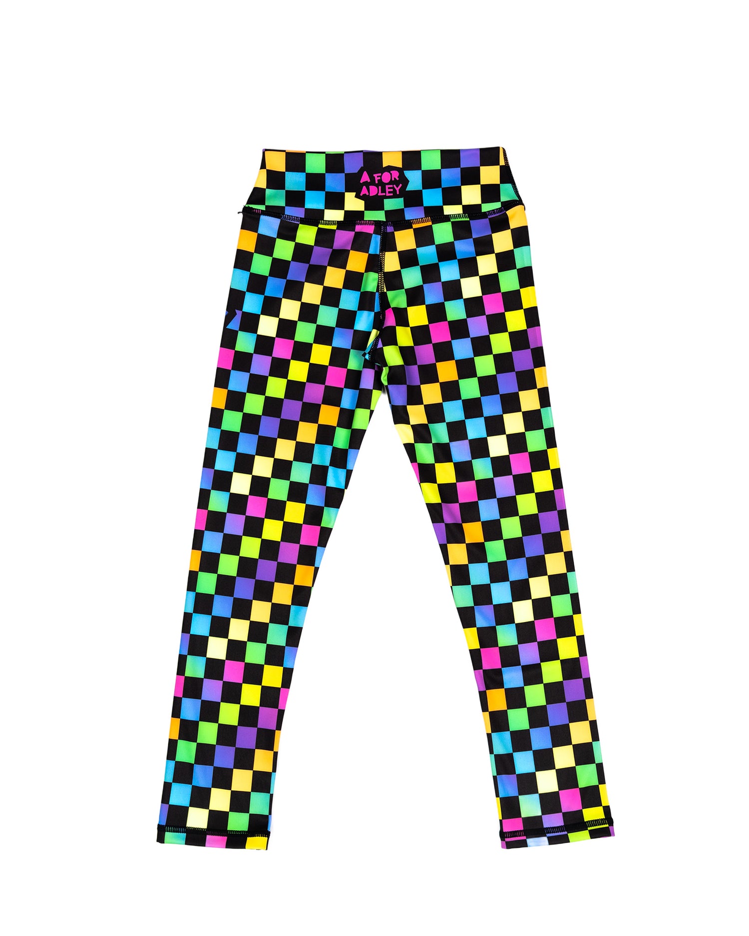 Adley's Neon Checkered Pants