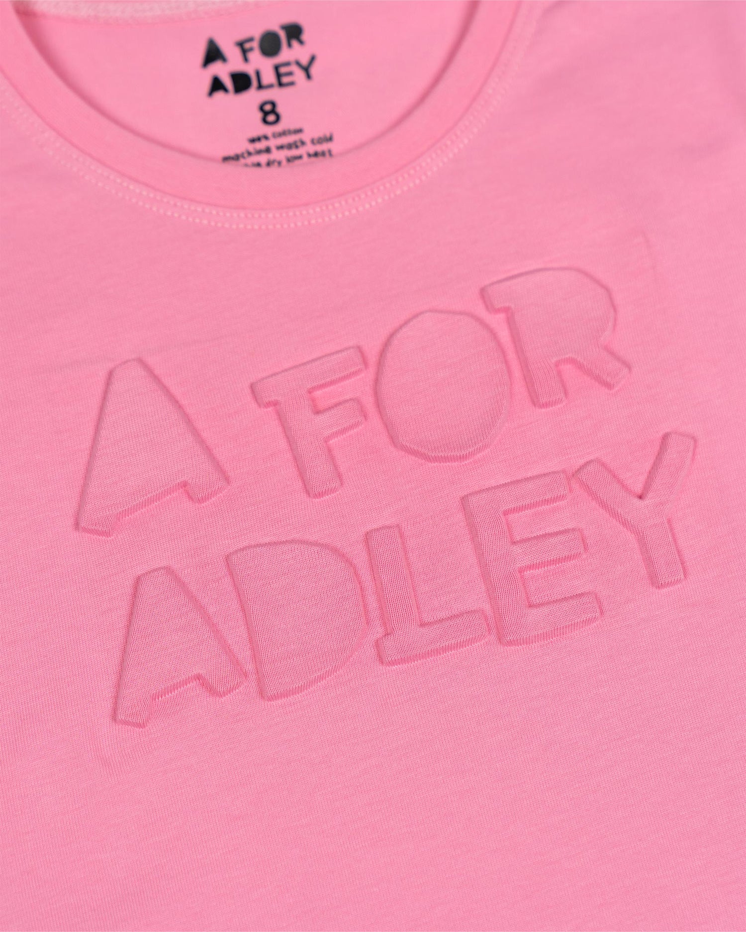 A for Adley 3D Logo Tee