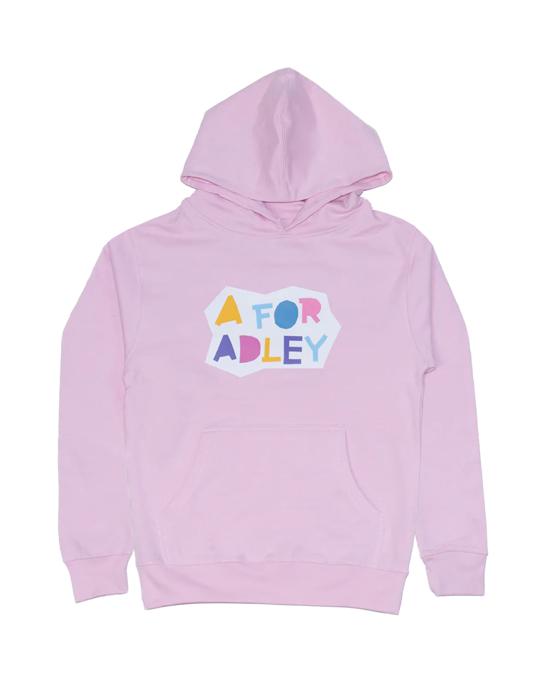 A for Adley BFF Craft Hoodie (light pink)