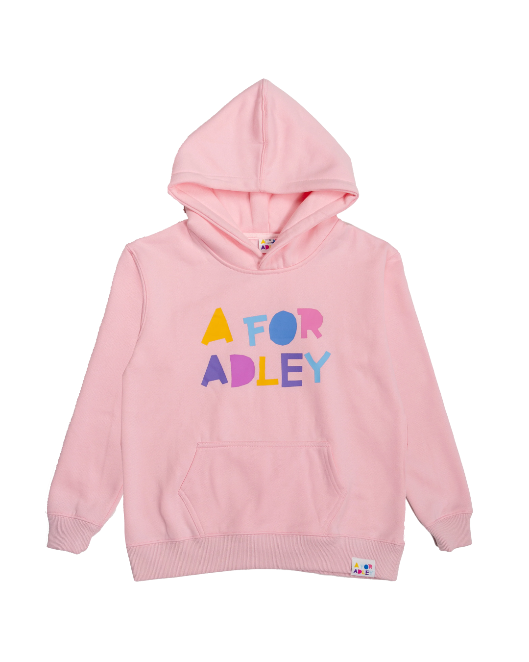 A for Adley BFF Rainbow Hoodie