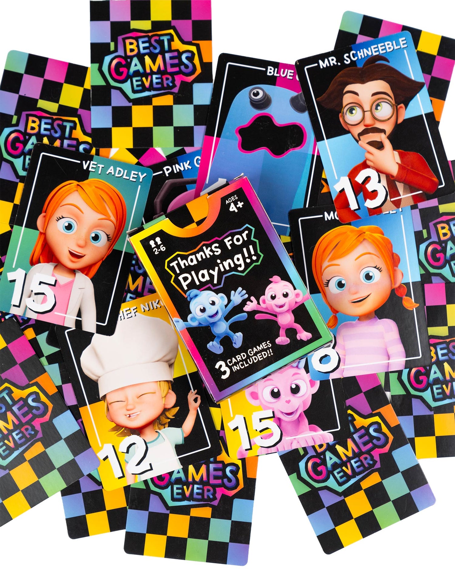 Best Games Ever: 3-in-1 CARD GAME
