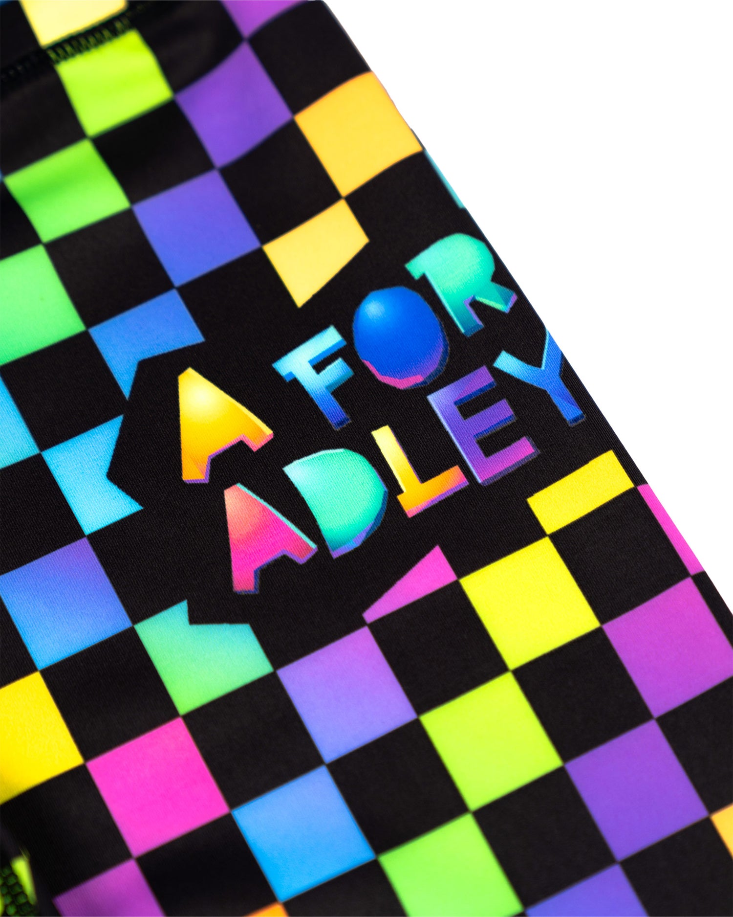 Adley's Neon Checkered Pants