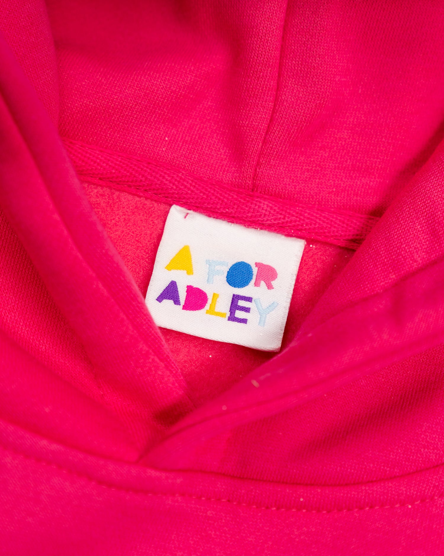 A for Adley BFF Rainbow Hoodie