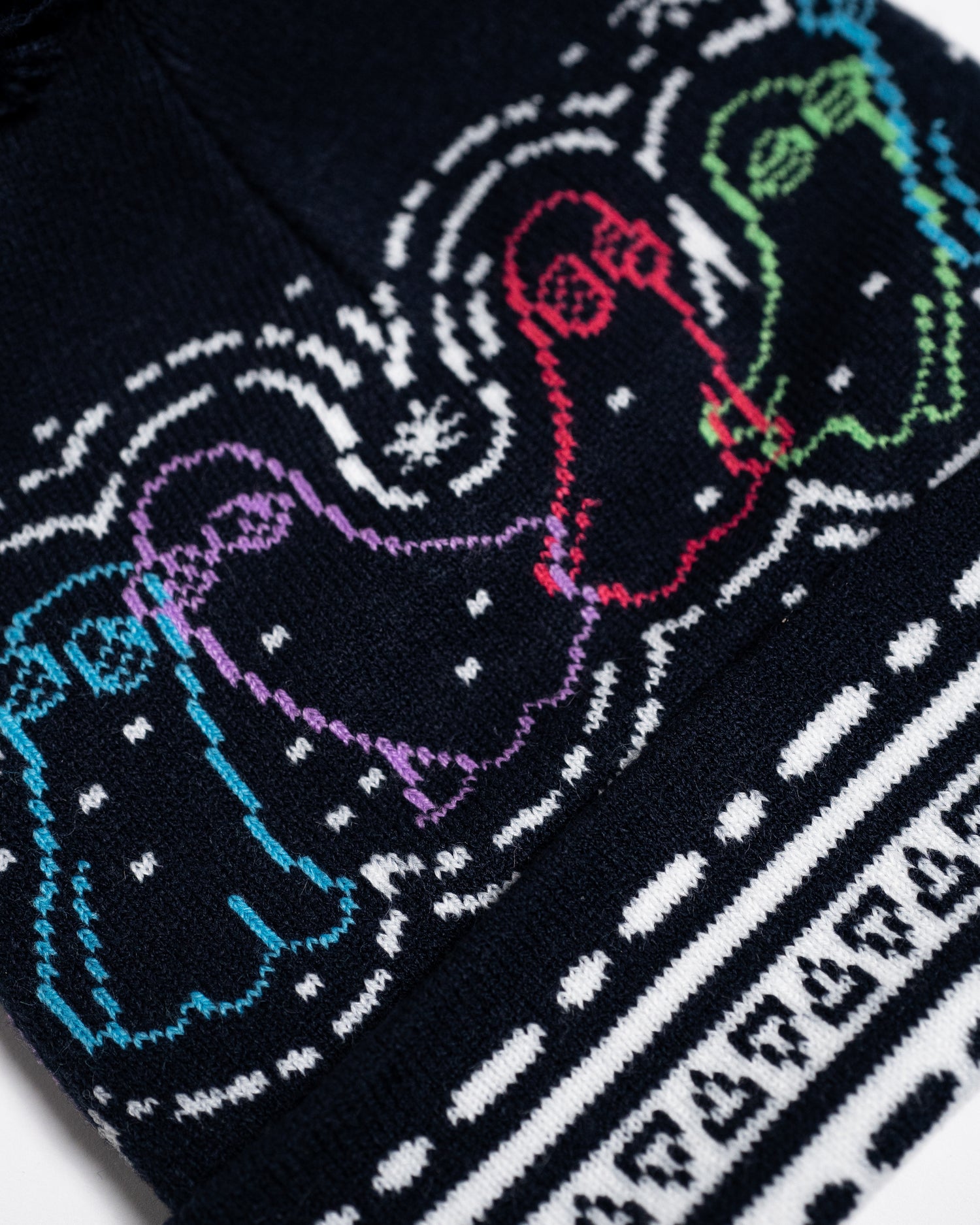 Rainbow Ghosts Comfy Snow Beanie