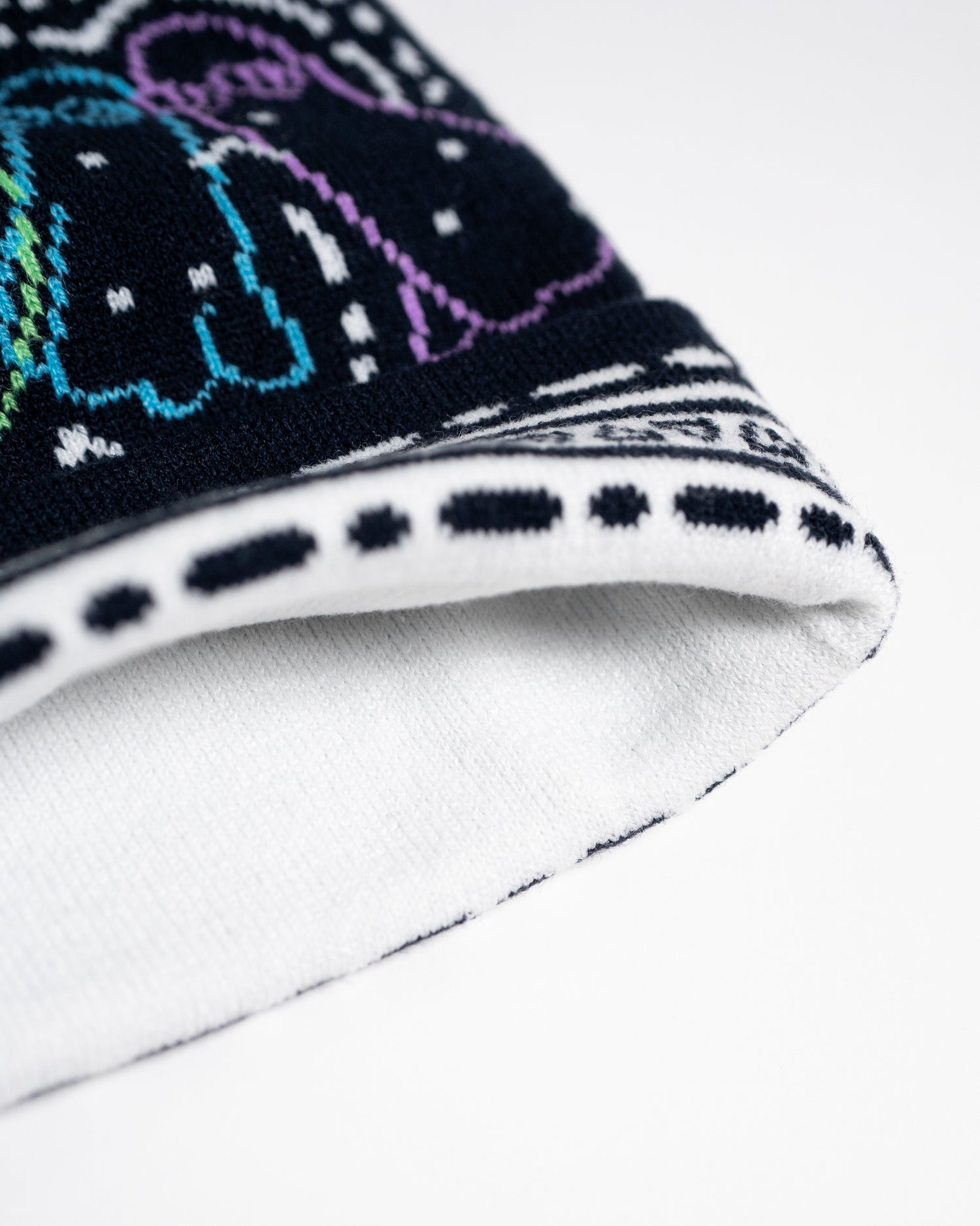 Rainbow Ghosts Comfy Snow Beanie